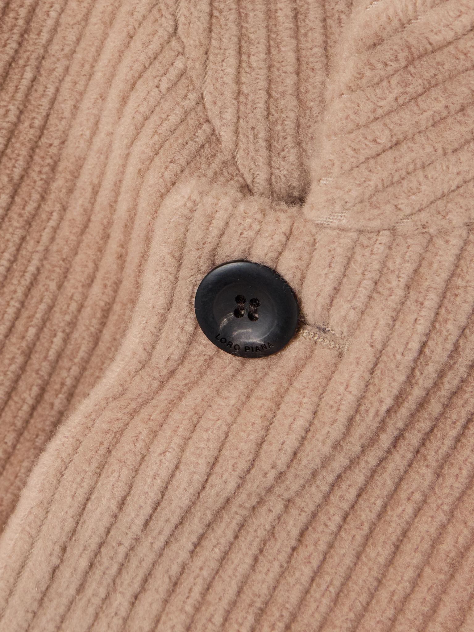 Cashmere-corduroy jacket Beige - 4