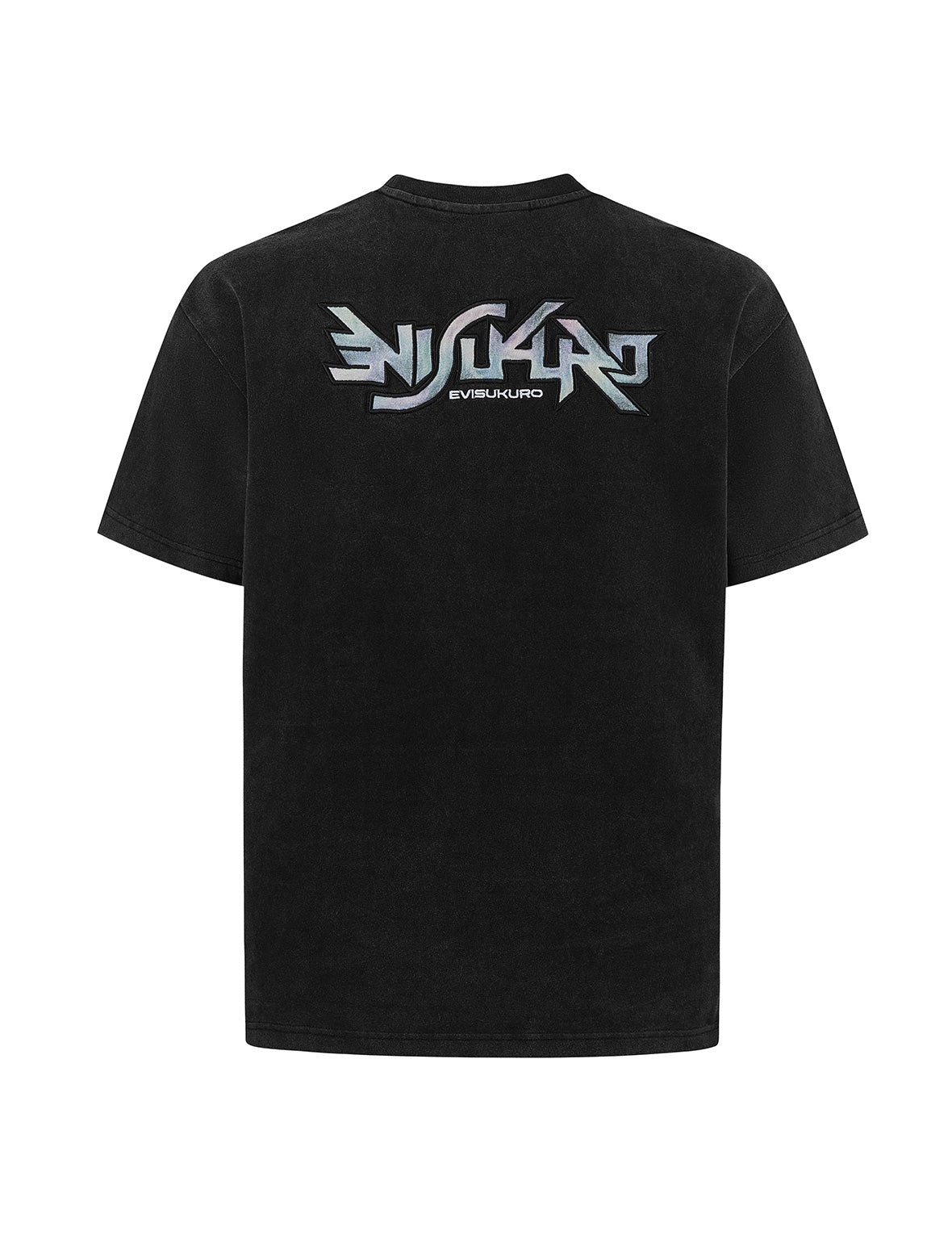 EVISUKURO Embroidery Washed Relax Fit T-shirt - 8