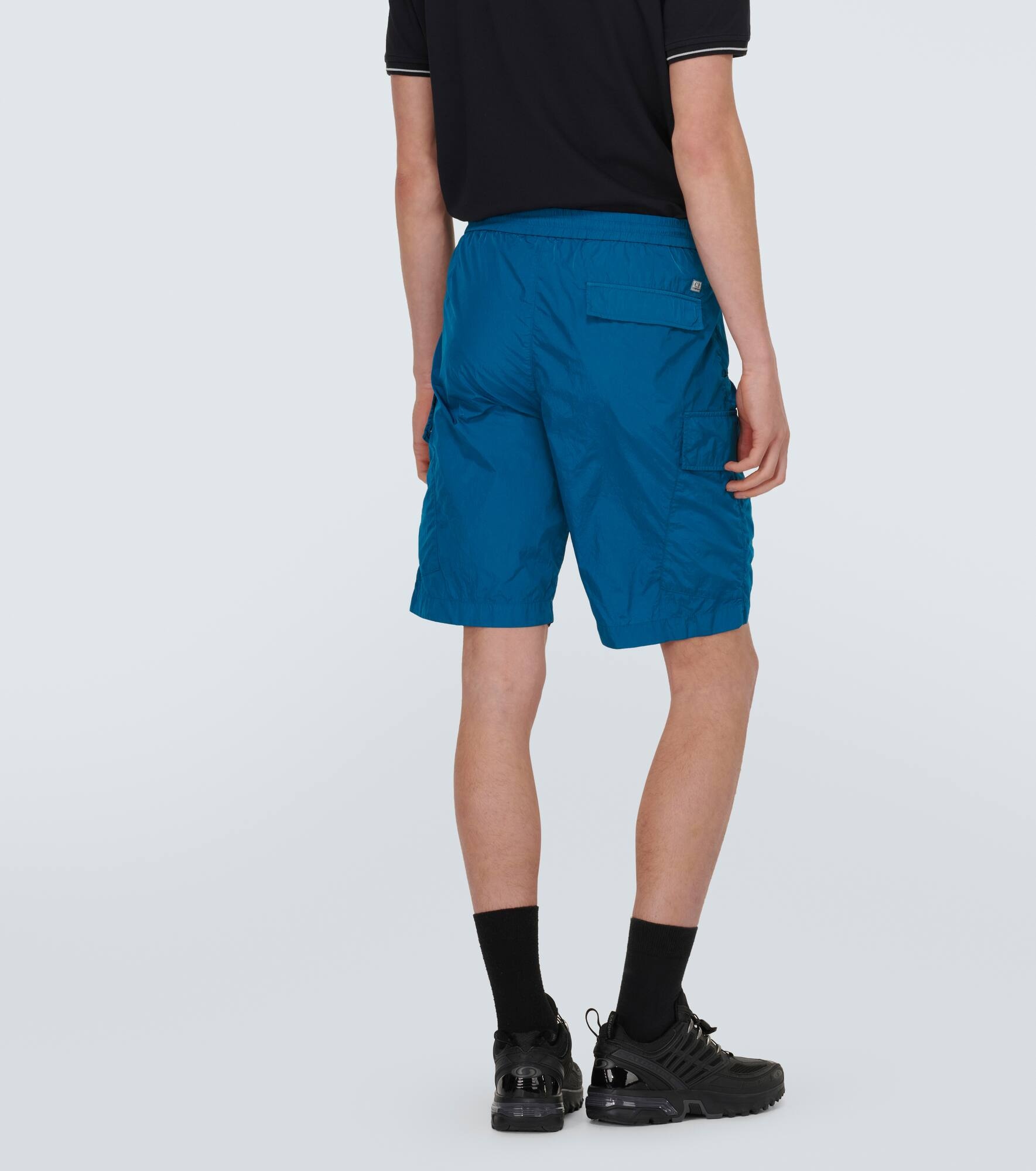 Taffeta cargo shorts - 4