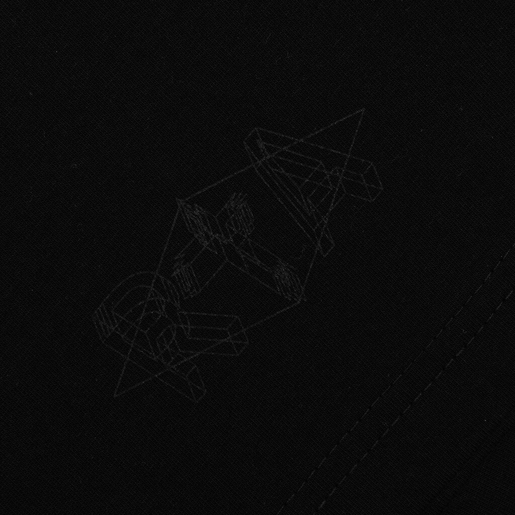 LAWRENCE CLASSIC L/S T-SHIRT - BLACK/3D LOGO - 5