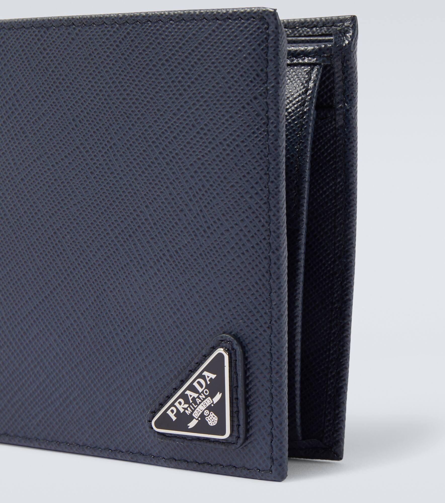 Logo leather wallet - 4