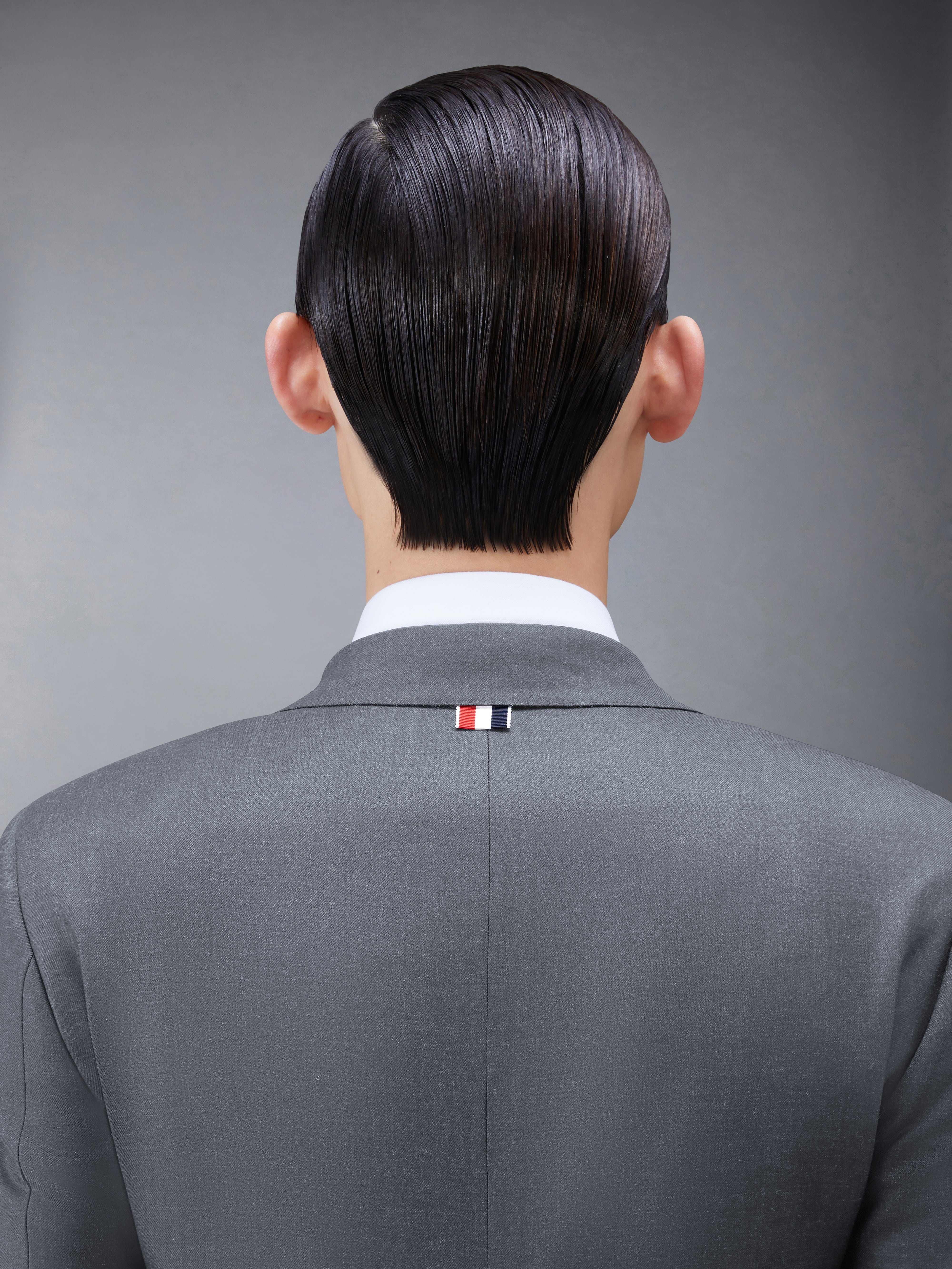 TWILL HIGH ARMHOLE SUIT AND TIE - 4