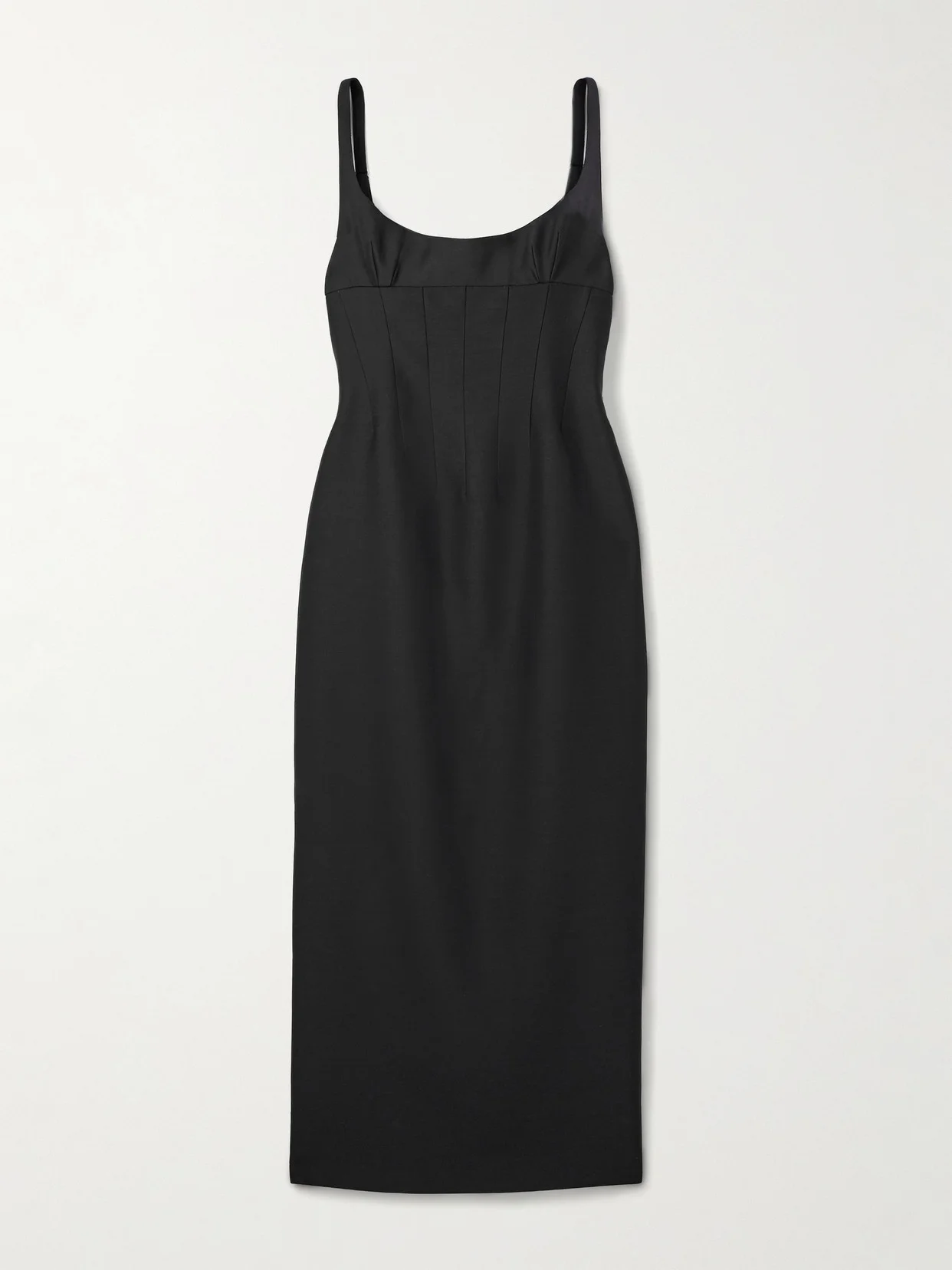 Lotte Wool And Silk-blend Midi Dress - 1