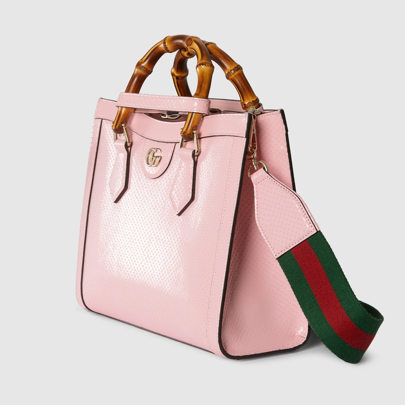 GUCCI Gucci Diana small python tote bag outlook