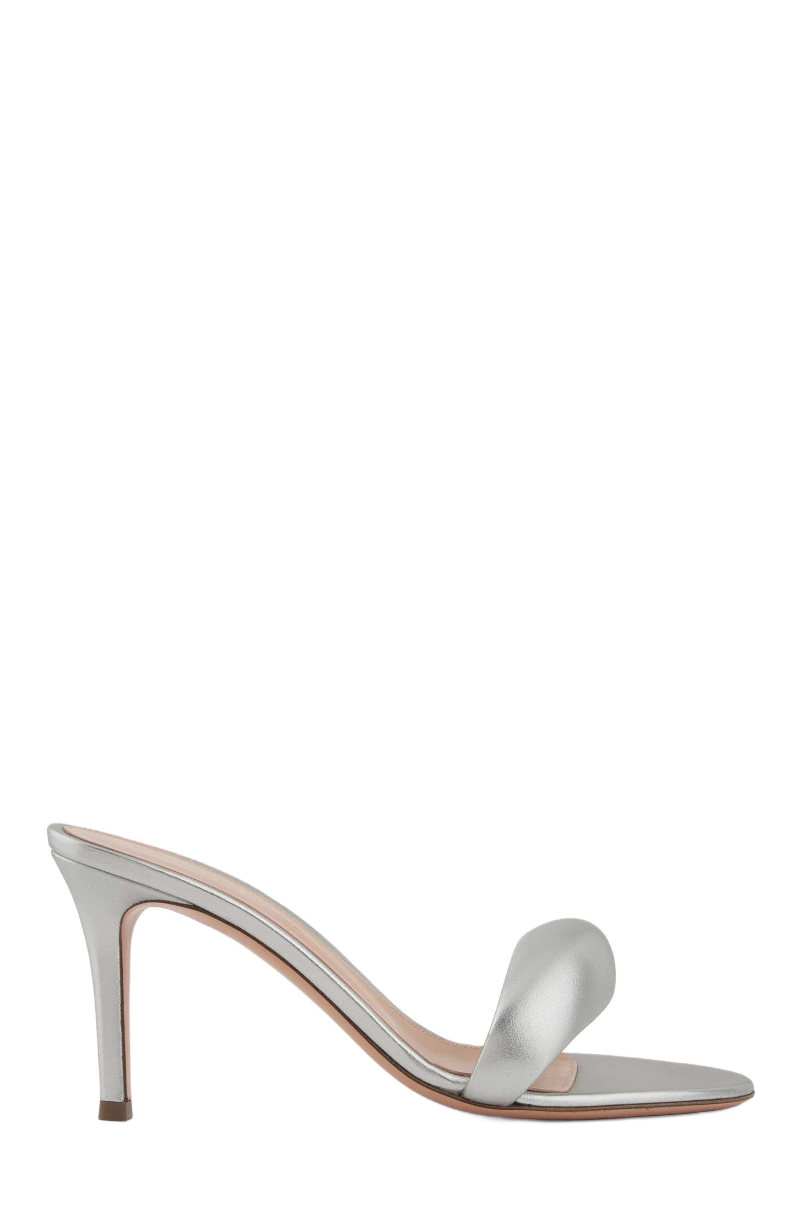 Gianvito Rossi Bijoux Mule 85 in Silver at Nordstrom - 1