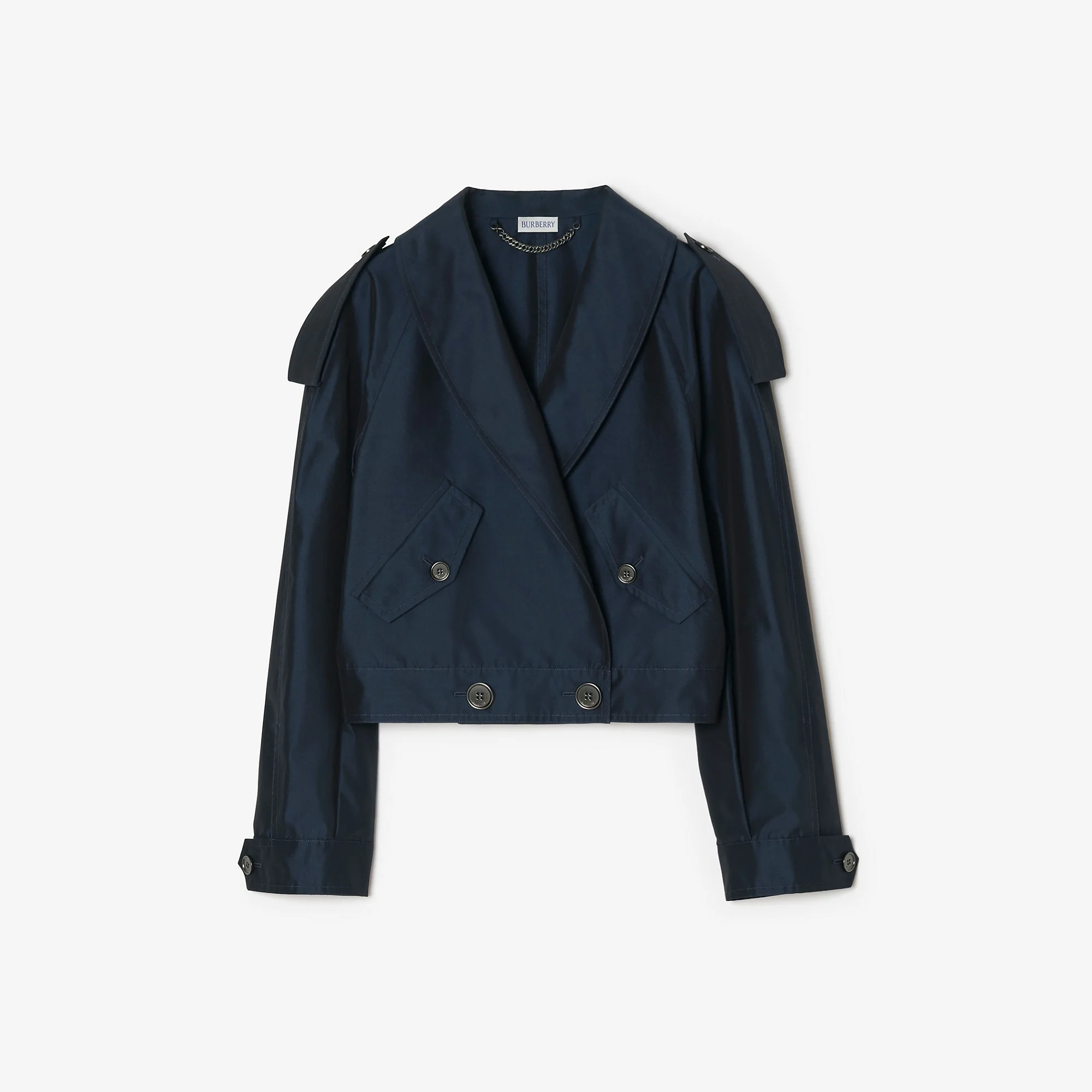 Cropped Silk Withington Jacket - 1