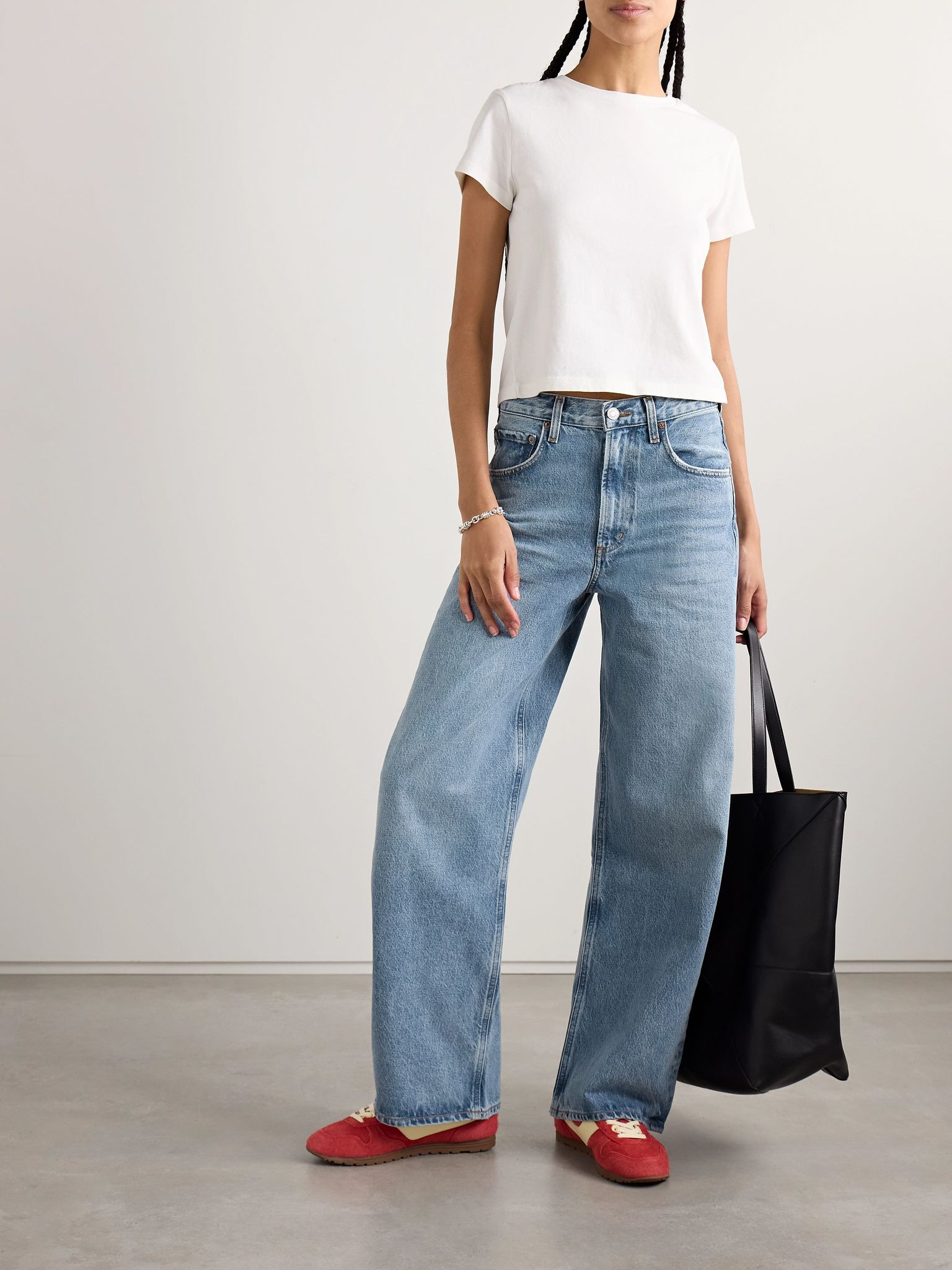 Low Curve mid-rise straight-leg jeans Mid denim - 2