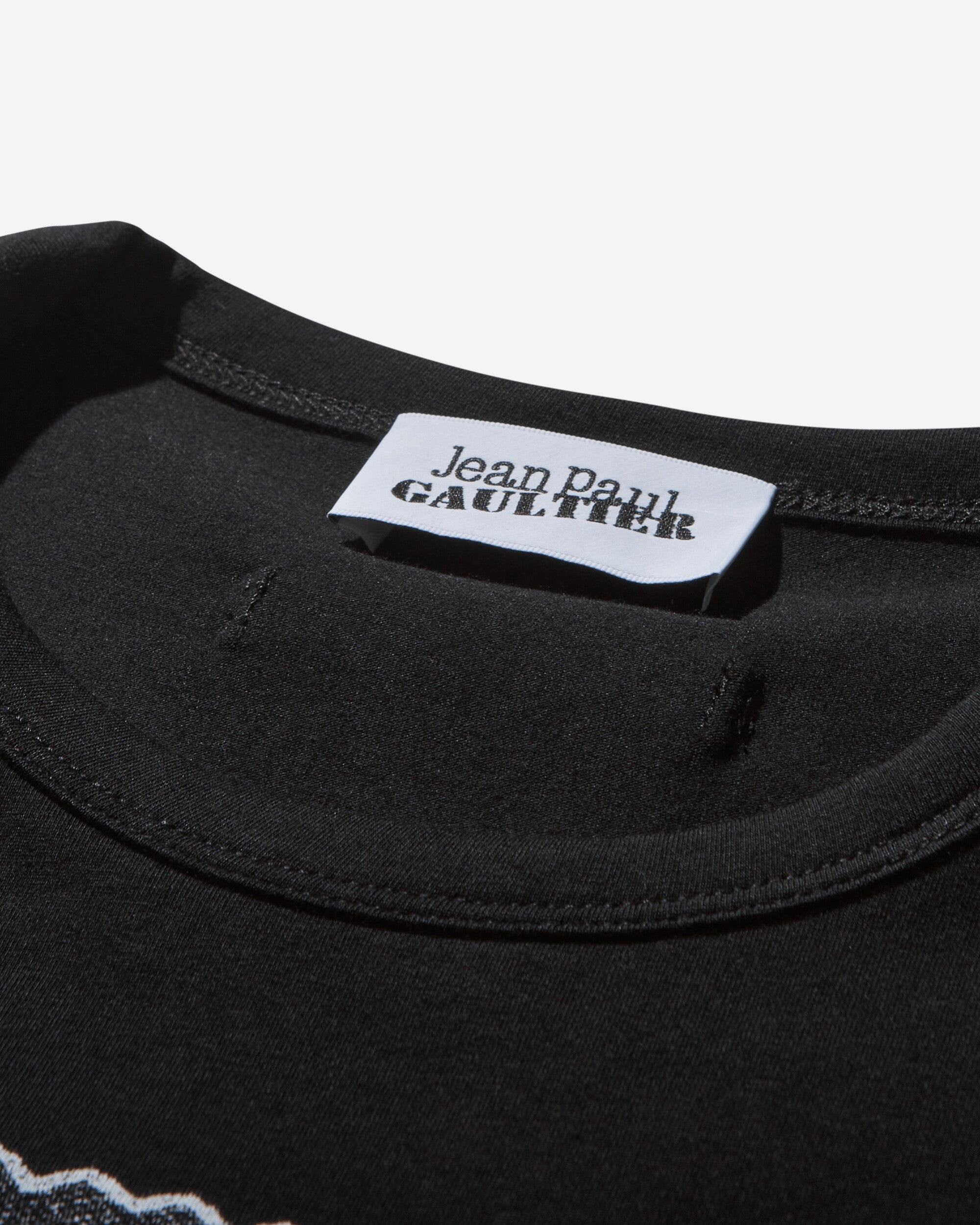 Women's Embroidered Logo Baby T-Shirt Black - 3
