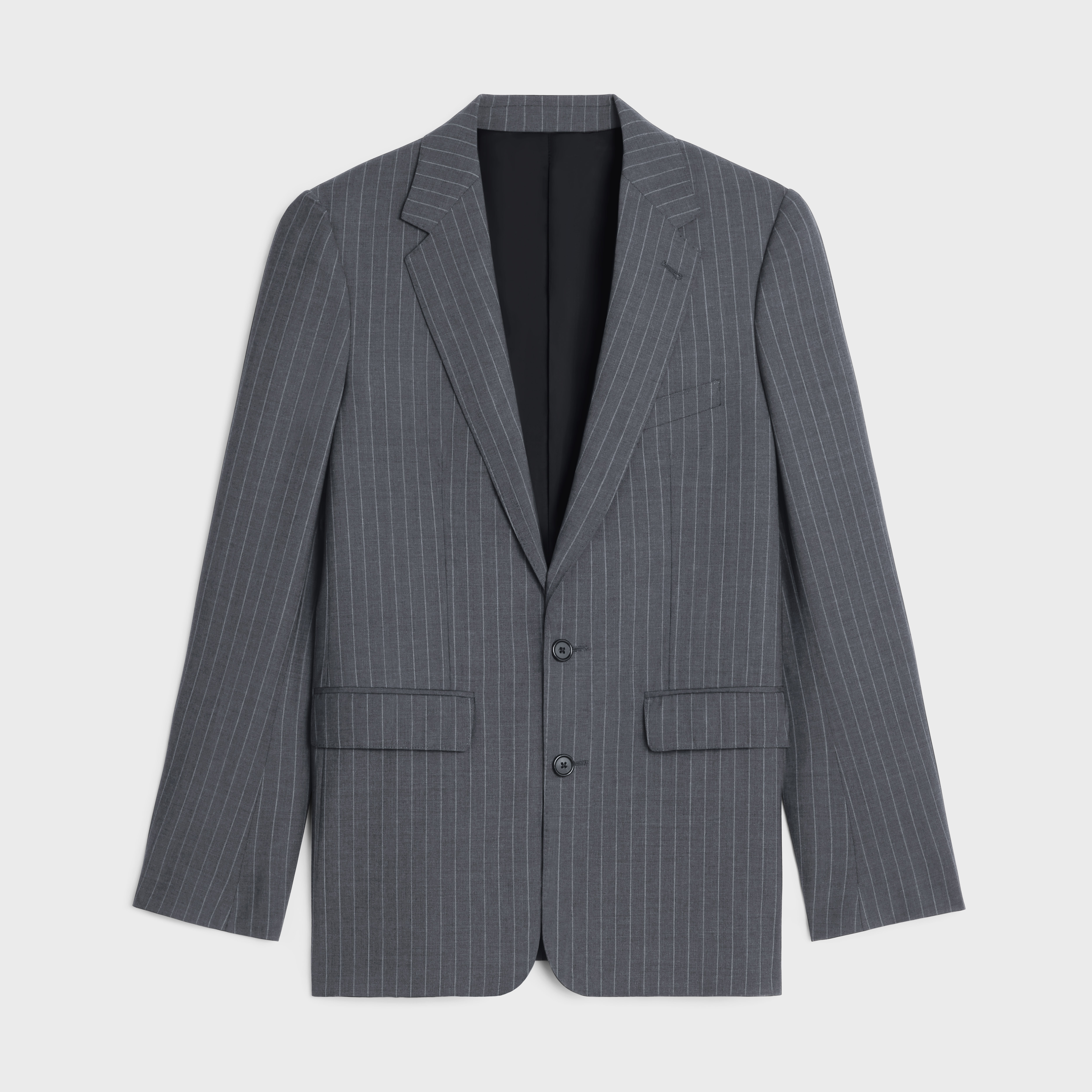 再入荷のおすすめ最新情報 CELINE classic jacket in striped wool | REVERSIBLE ジャケット・アウター