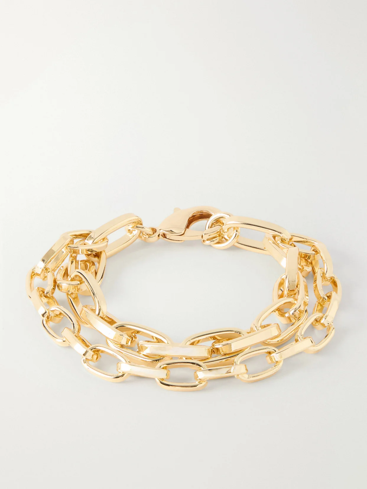 The Paperclip Gold-tone Chain Bracelet - 1