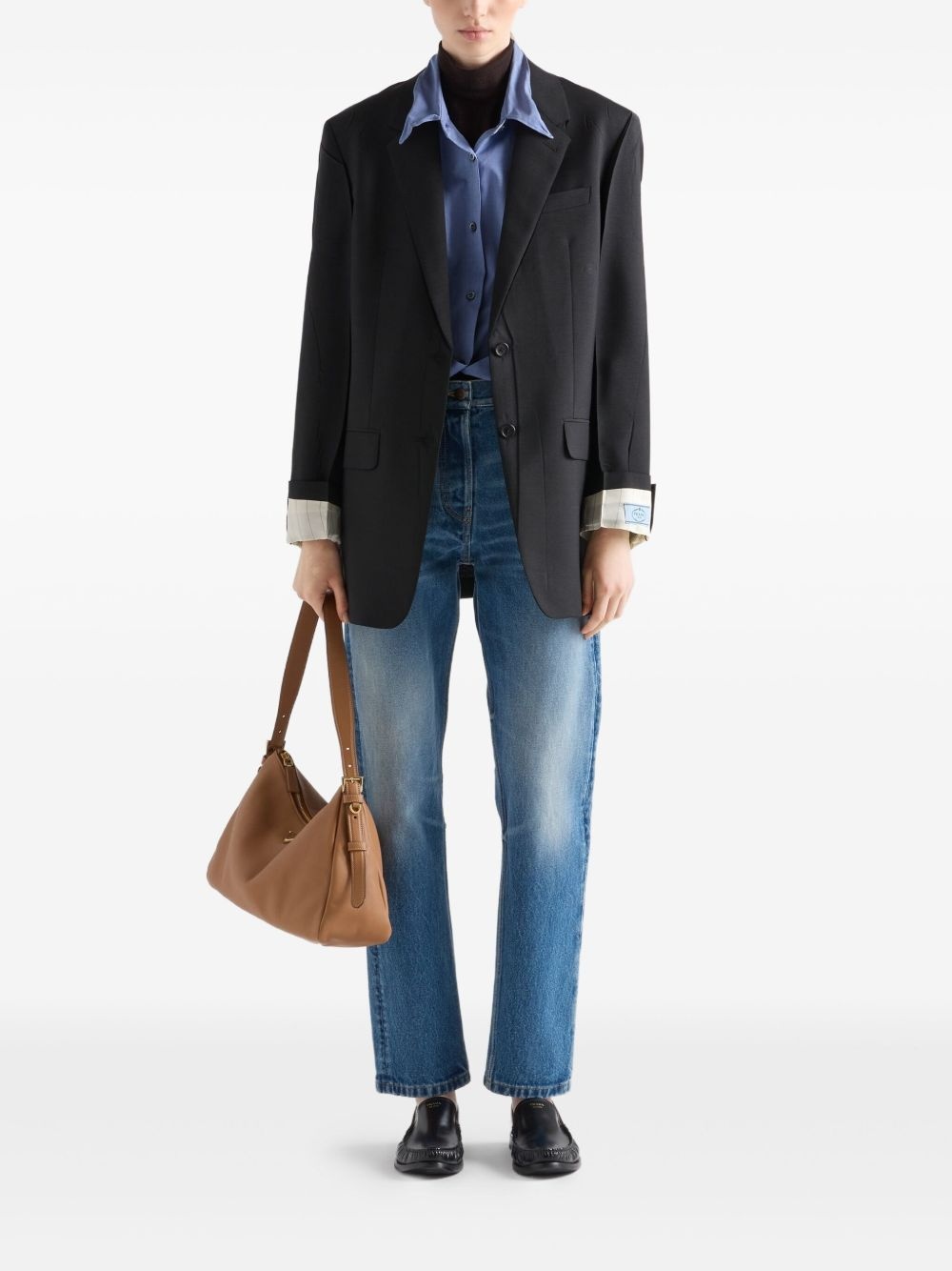 cotton straight-leg jeans - 2
