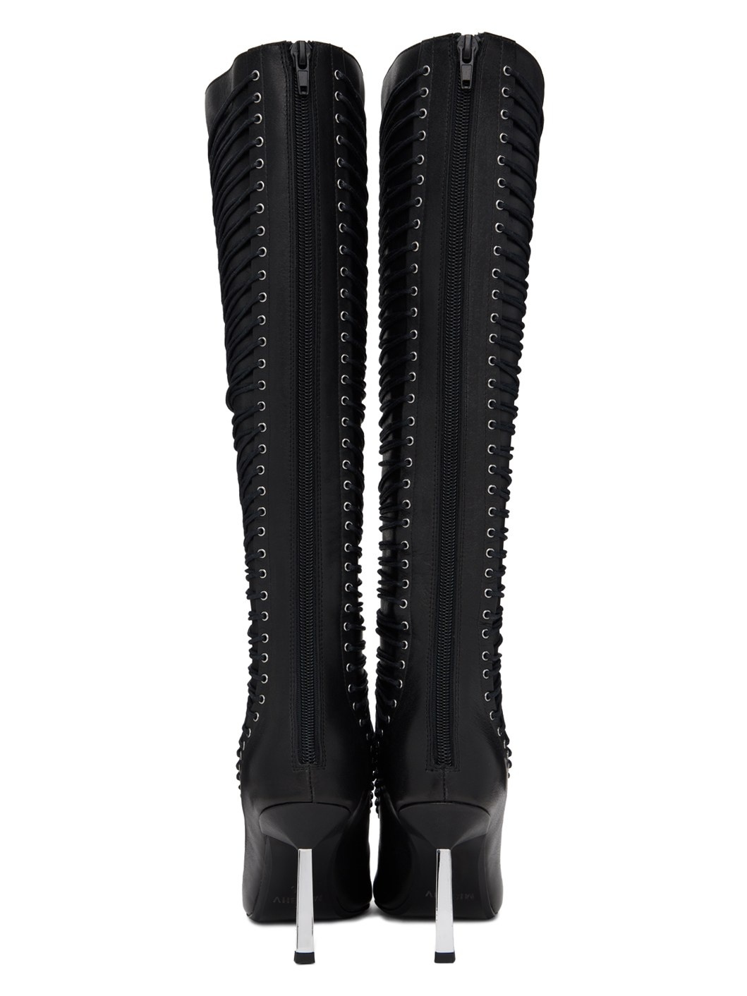 Black High Heel Anastazja Knee Boots - 2