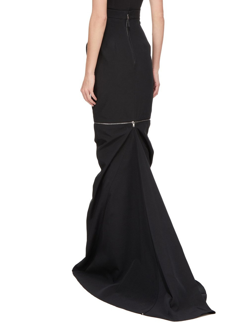 Black Hollywood Canvas Headon Maxi Skirt 3