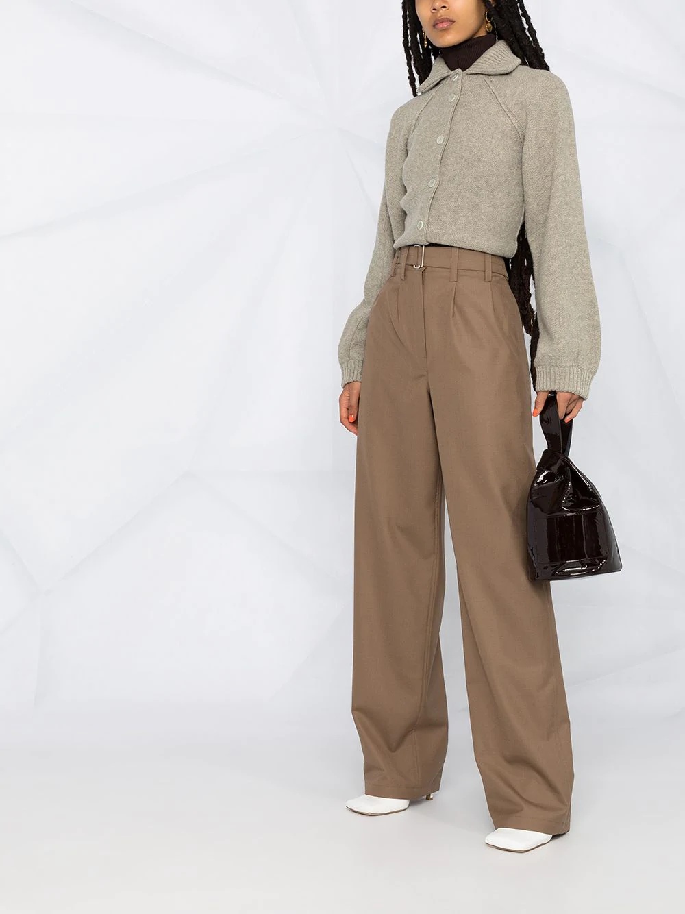 wide-leg tailored trousers - 2