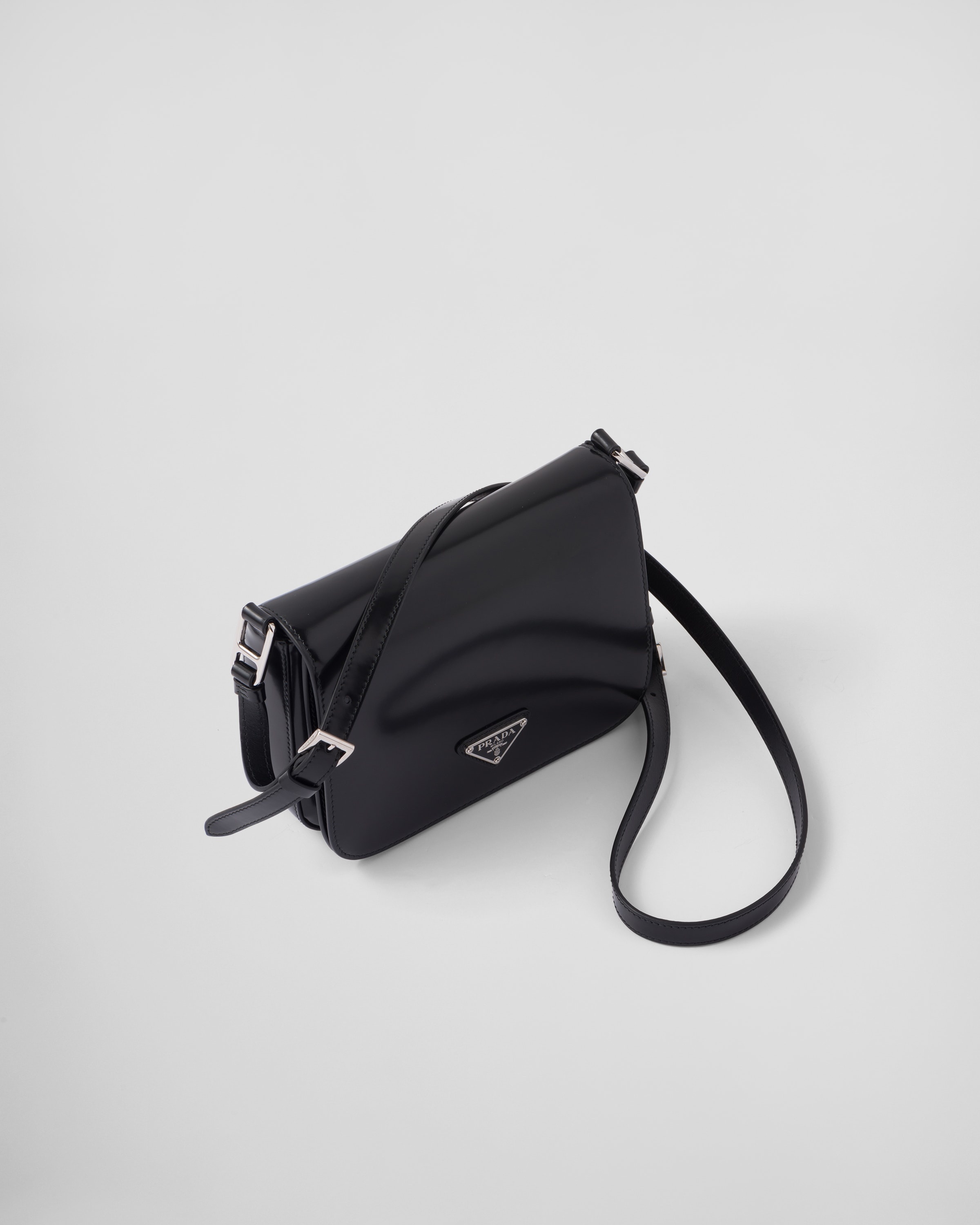 Prada Brushed leather shoulder bag | REVERSIBLE