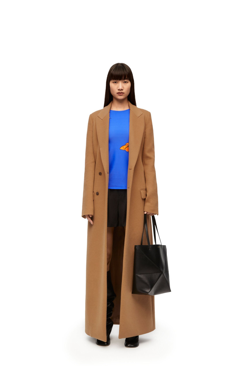 Loewe Tailored coat in wool and cashmere outlook