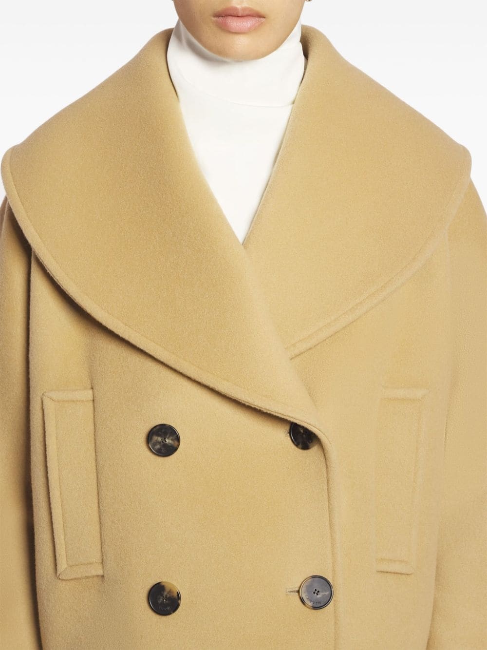 wide-lapels double-breasted jacket - 5