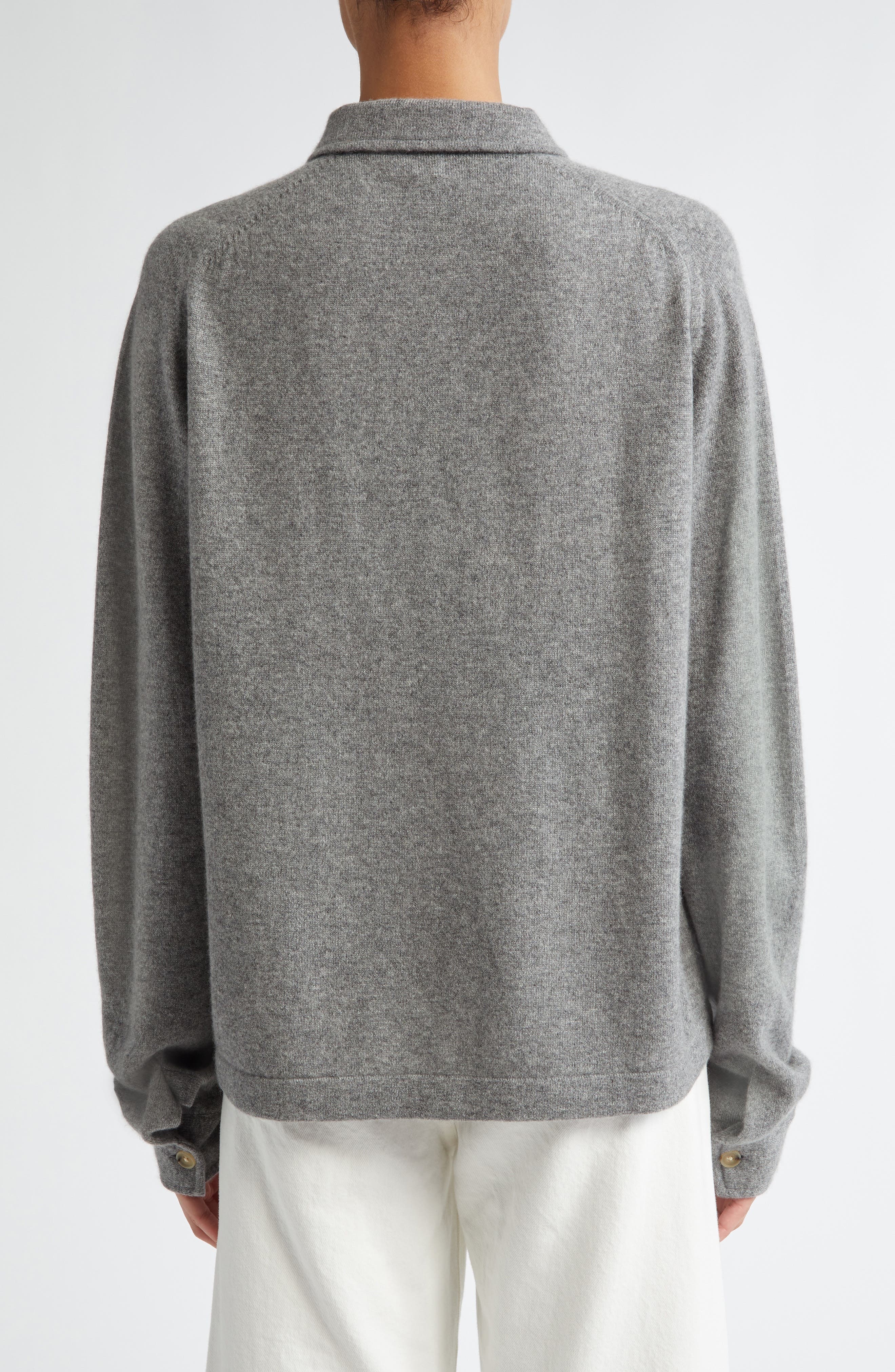 TOTEME Cashmere Cardigan in Grey Melange at Nordstrom - 2