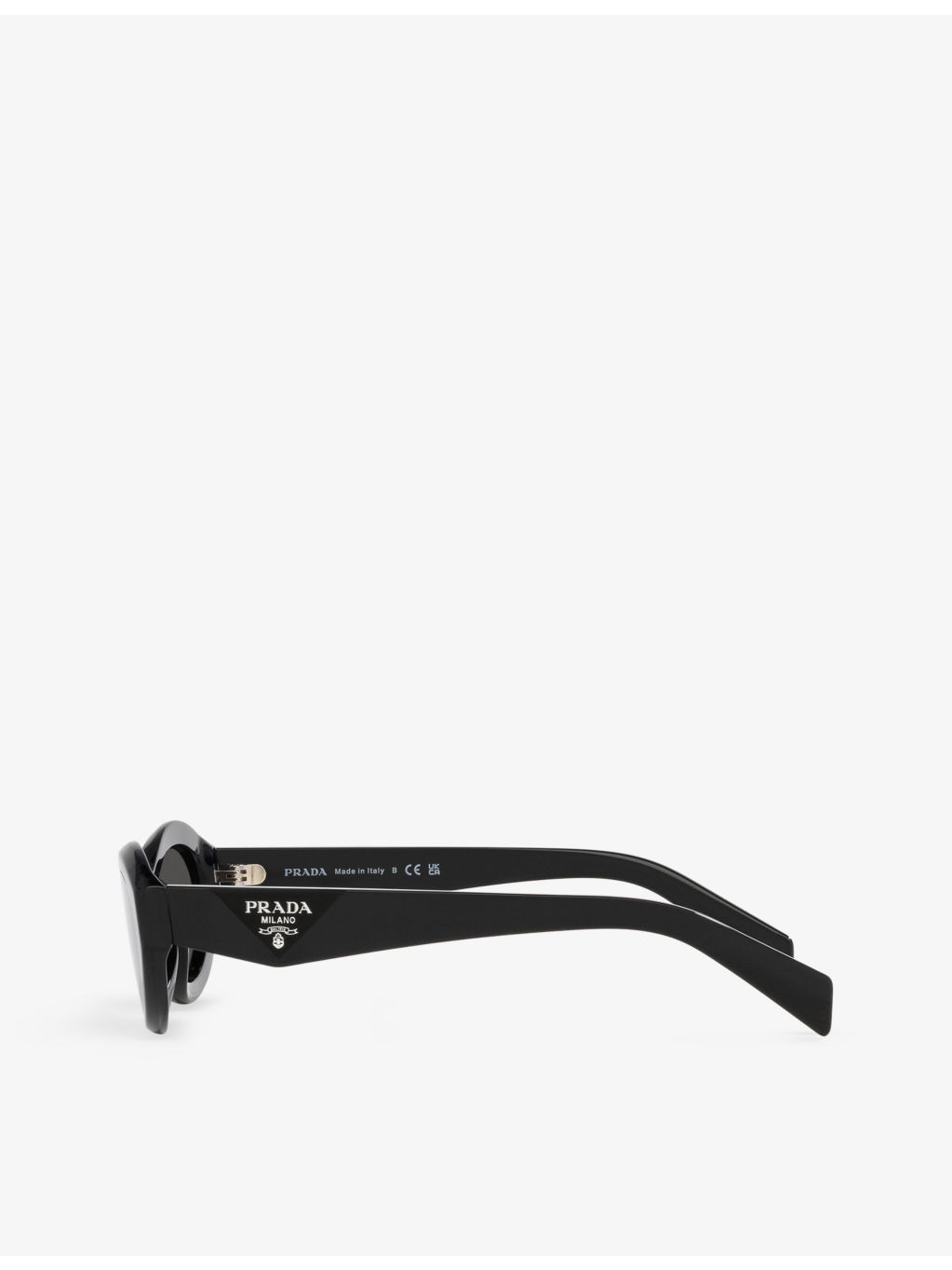 PR 26ZS irregular-frame branded-arm acetate sunglasses - 5