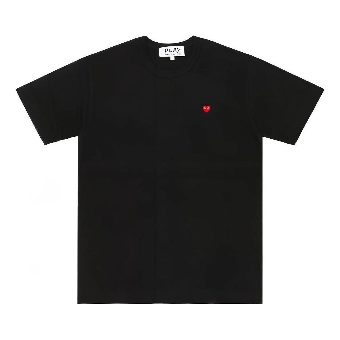 (WMNS) COMME des GARCONS PLAY FW25 PLAY Small Heart T-Shirt 'Black' AZ-T303-051-1 - 1