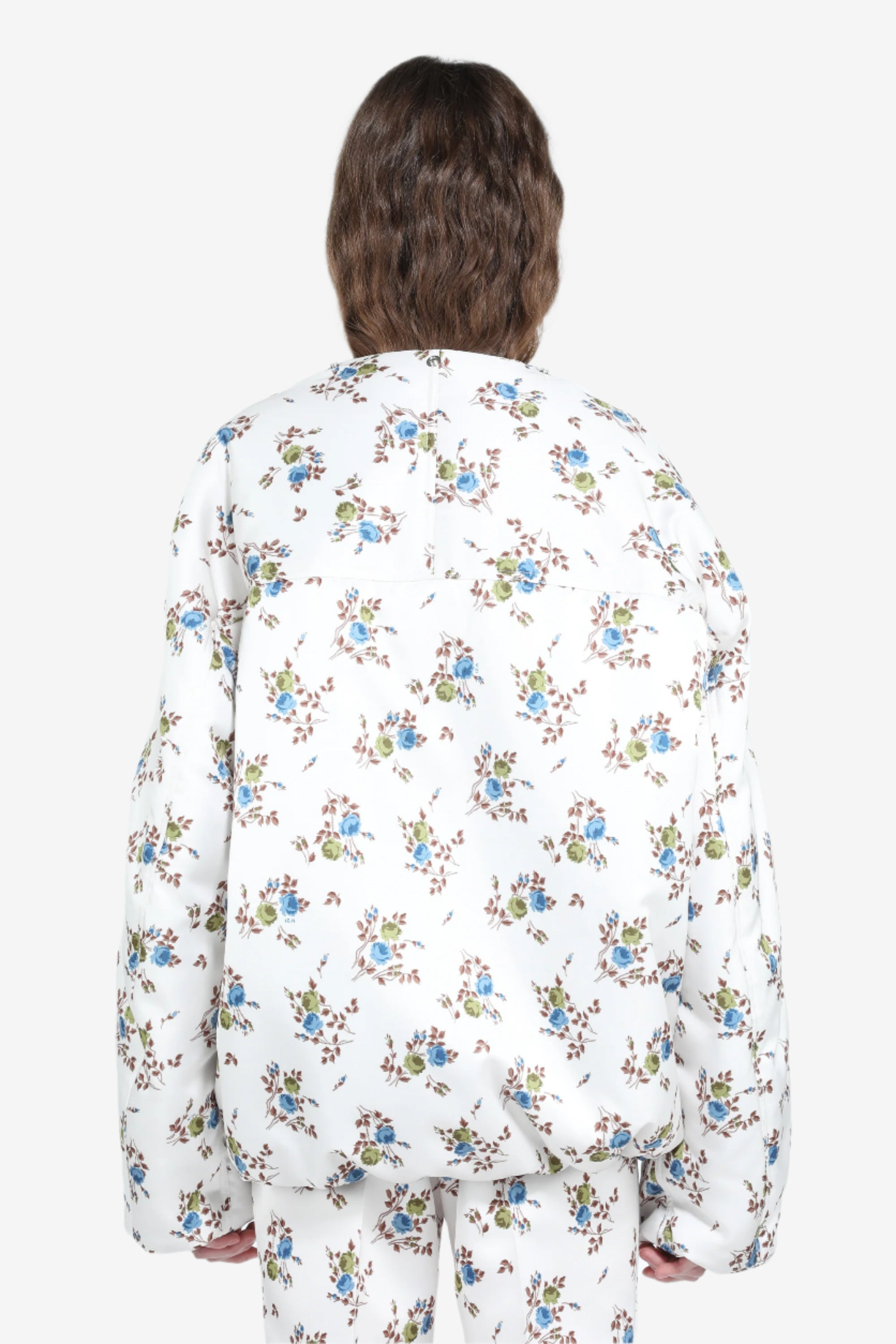 PADDED BOMBER JACKET WITH FLORAL PRINT - 2