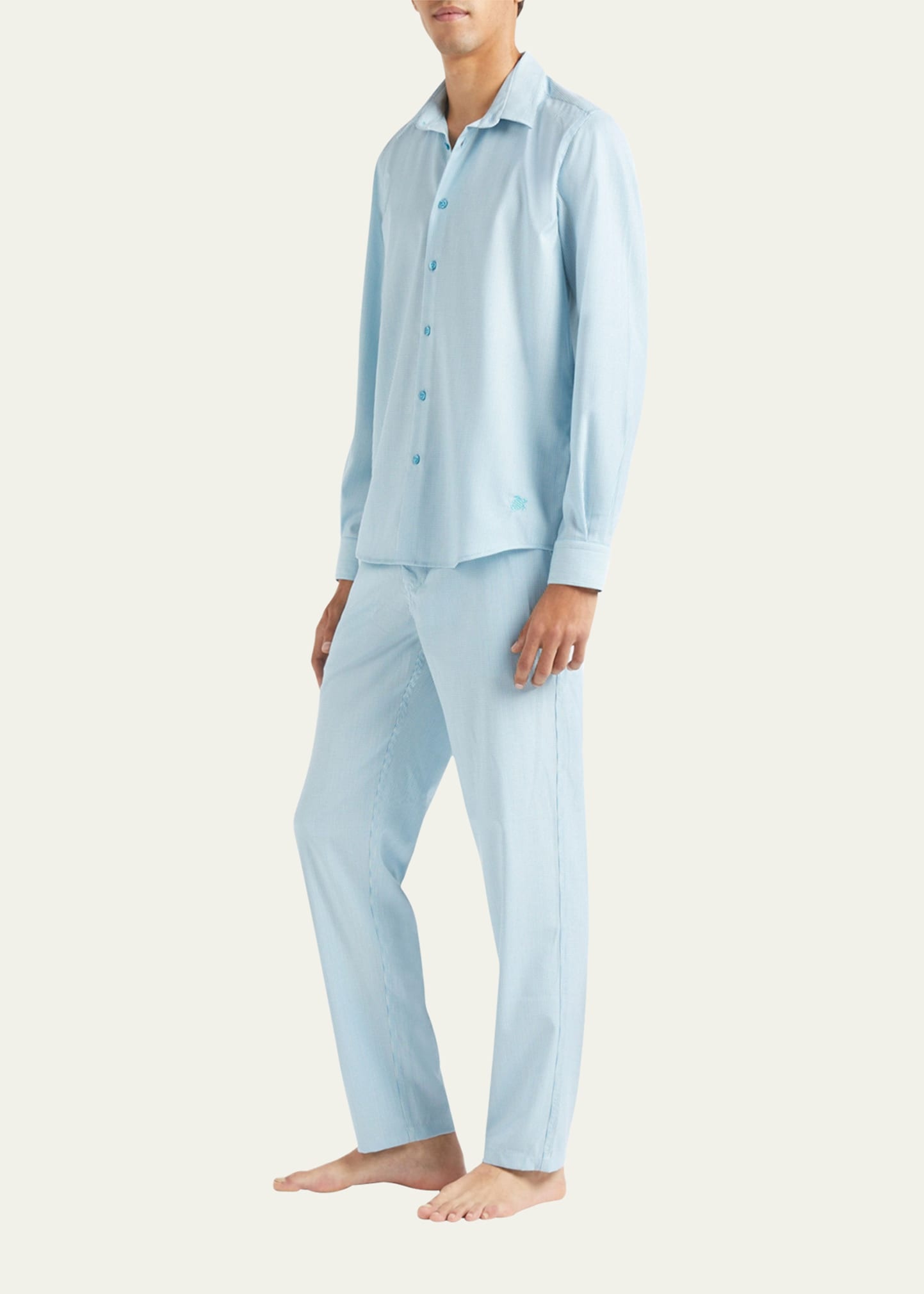 Men's Wool Micro Rayures Sport Shirt - 2
