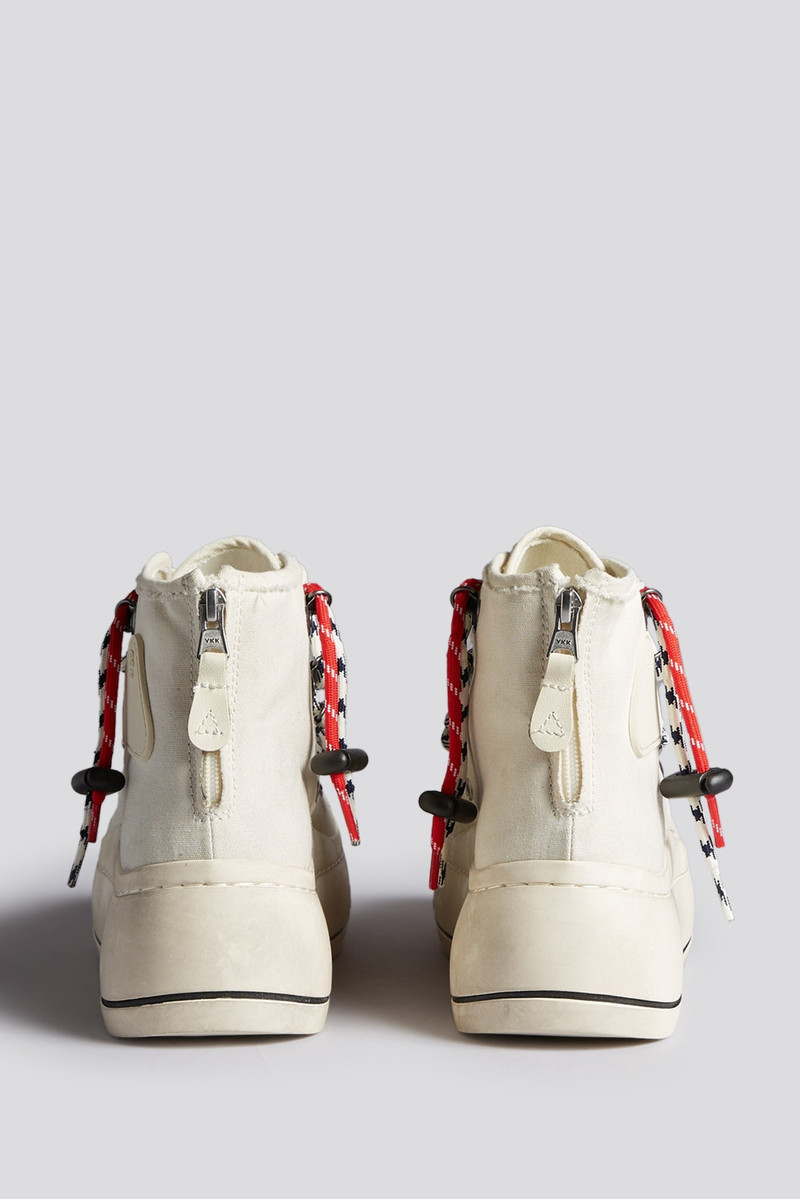 R13 DOUBLE GROMMET HIKING KURT - ECRU outlook