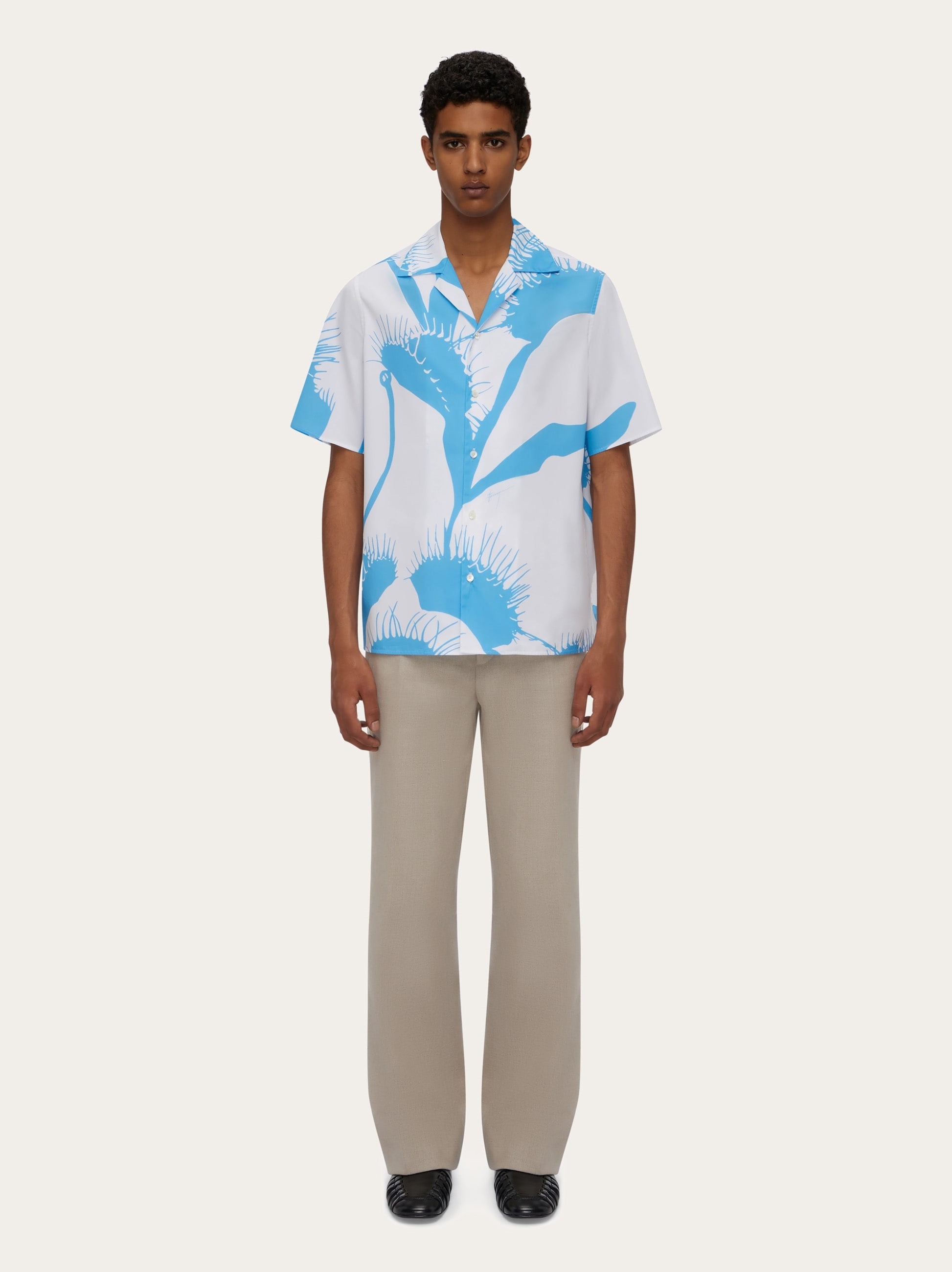 Venus print bowling shirt - 5