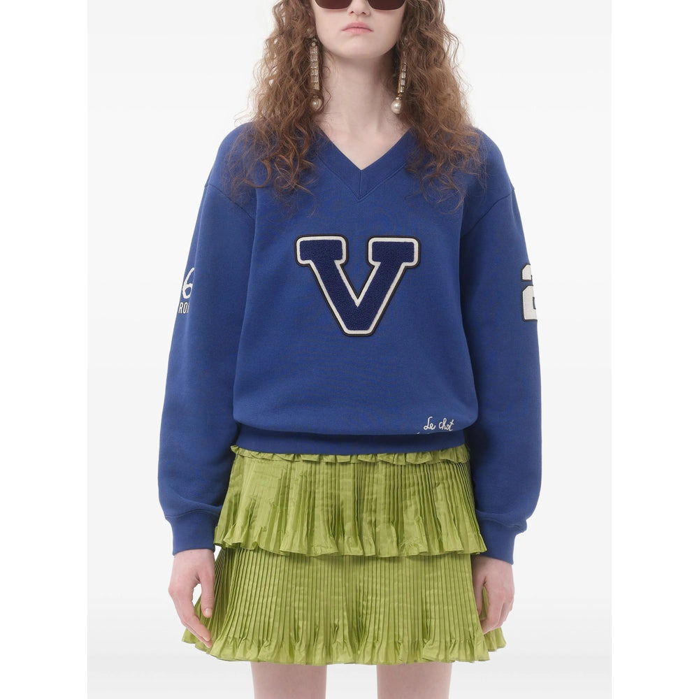 Valentino Blue Tops - Sweatshirts Women - 6