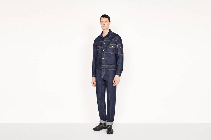 'DIOR' Selvedge Long Slim-Fit Jeans 3