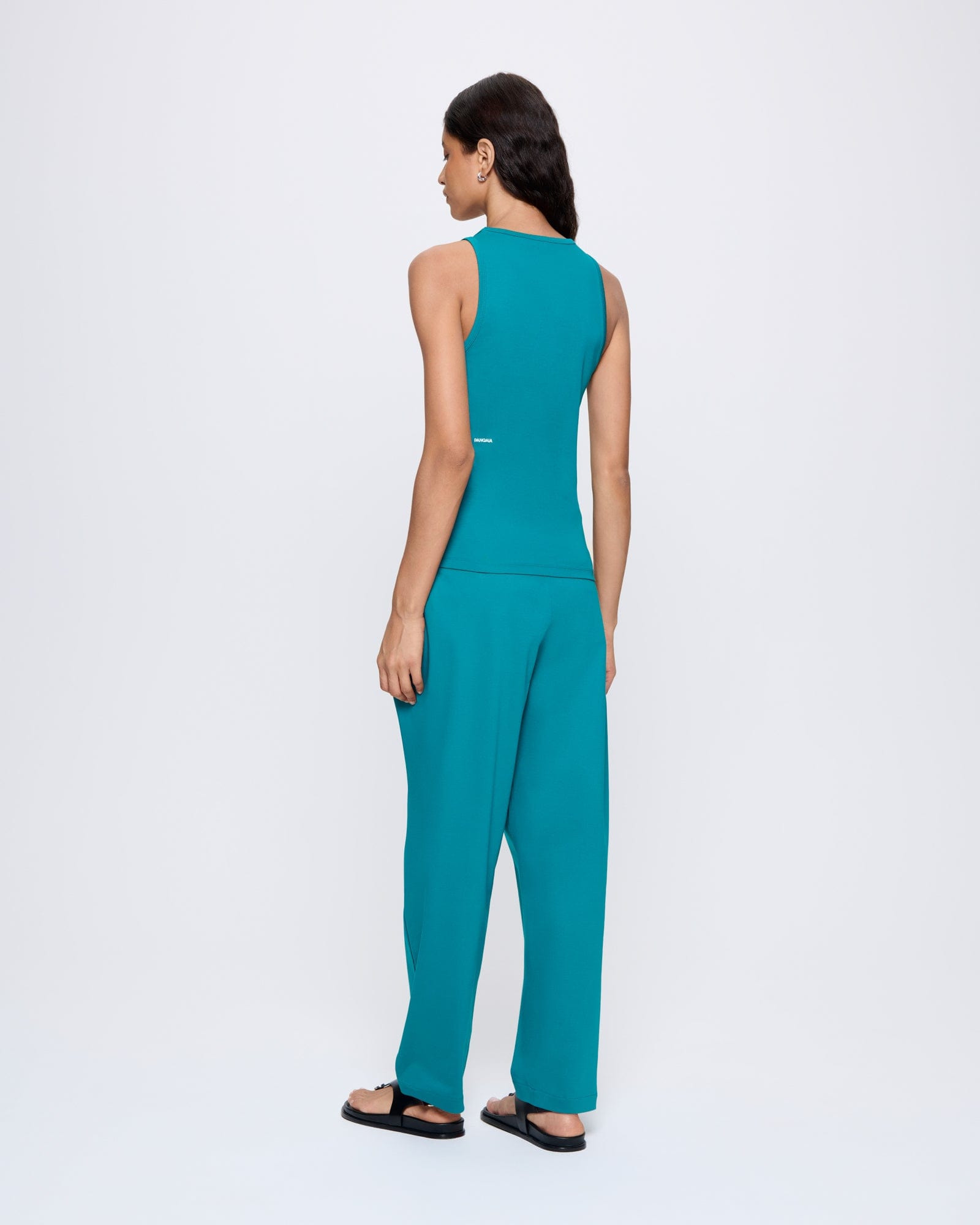 Womens  Interlock Tank Top - Malachite Green - 5
