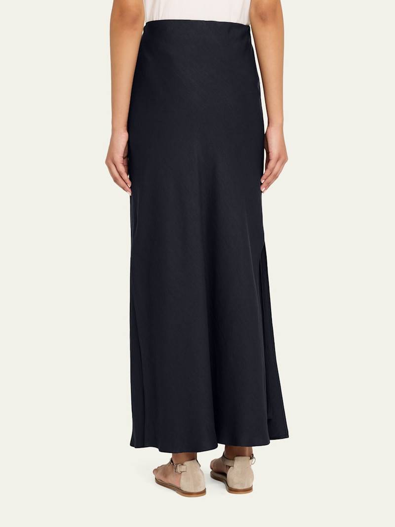 Stretch Linen Pull-On Maxi Skirt 3
