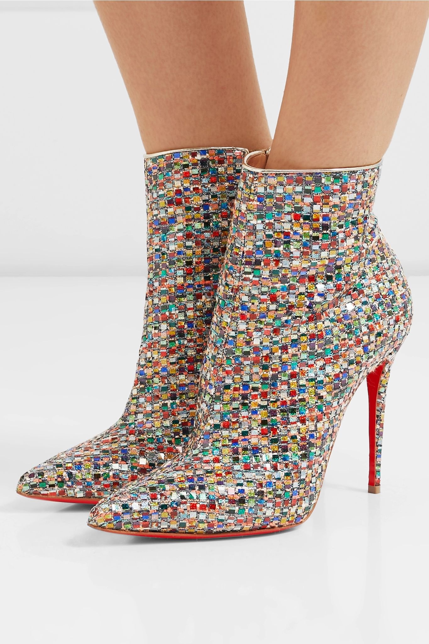 So Kate 100 embellished tweed ankle boots - 2