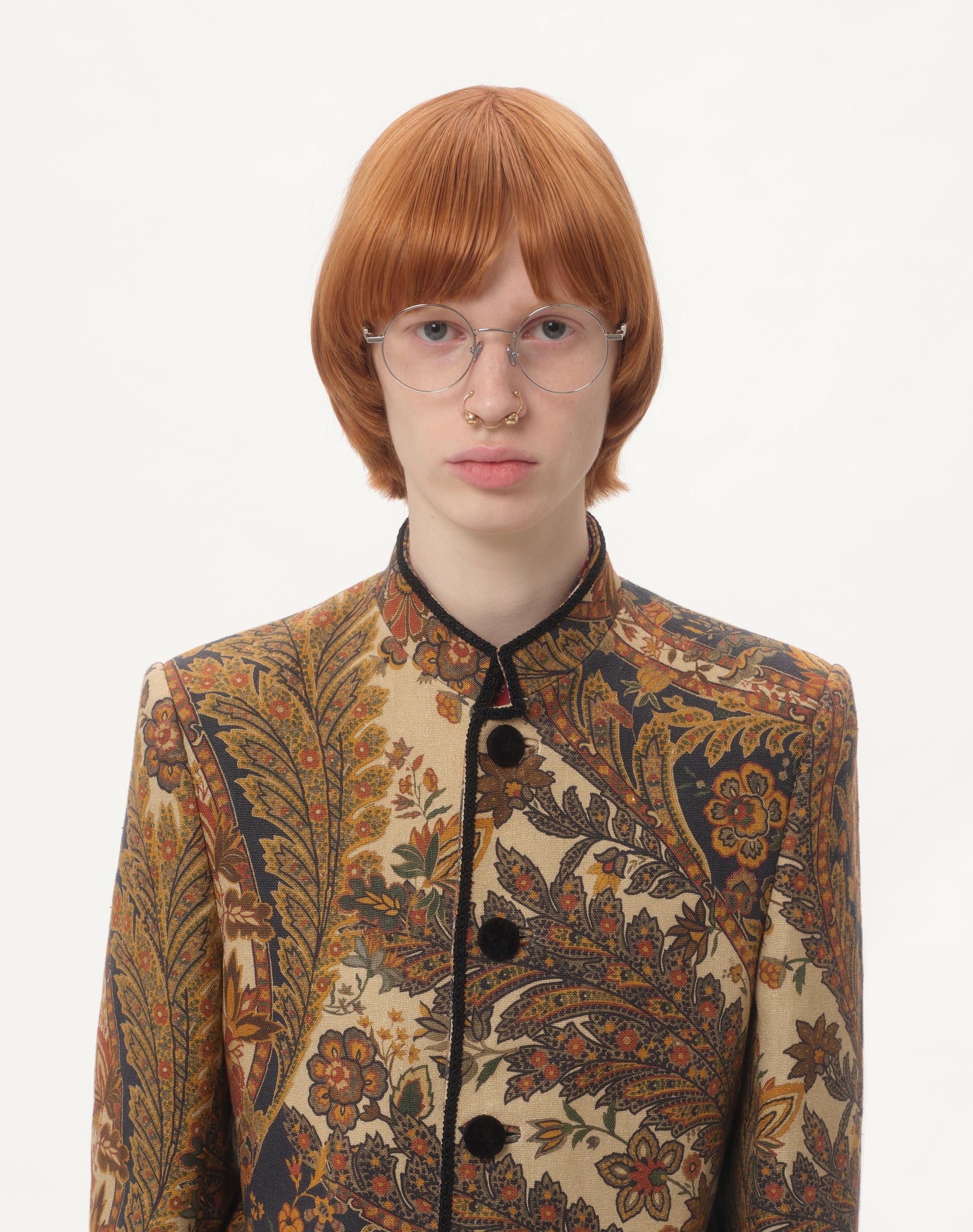 HEMP JACKET WITH VOYAGE IMAGINAIRE PRINT - 5