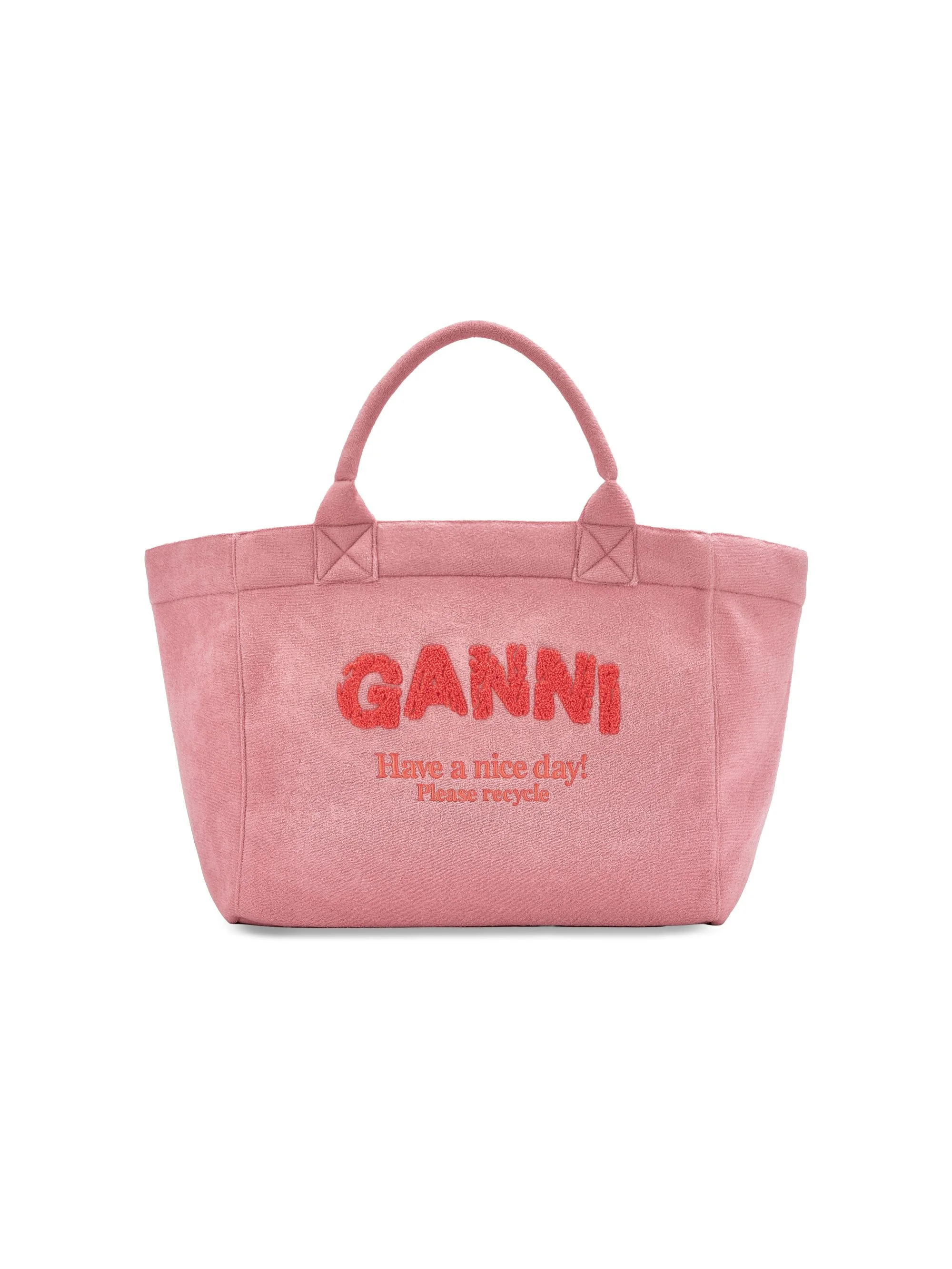 Women's XXL Logo Shopper Tote Bag - Parfait Pink - 1