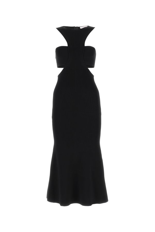 ワンピース Alexander Mcqueen Dress With Harness Alexander McQueen Alexander Mcqueen Woman Black Viscose