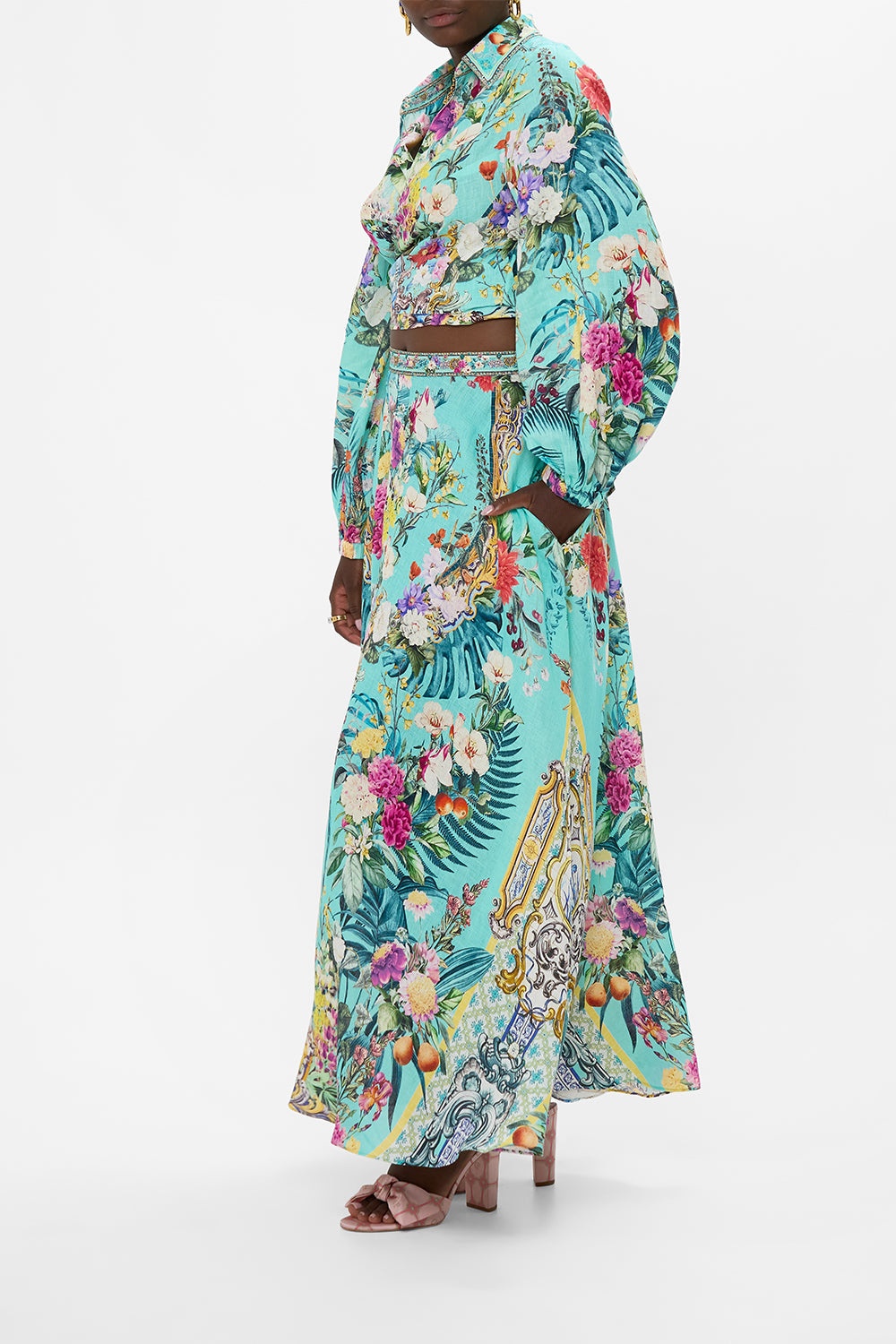 MAXI CIRCLE SKIRT - 4