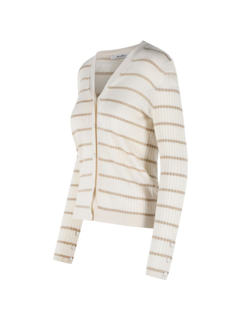 Pedale striped V-neck cardigan 3