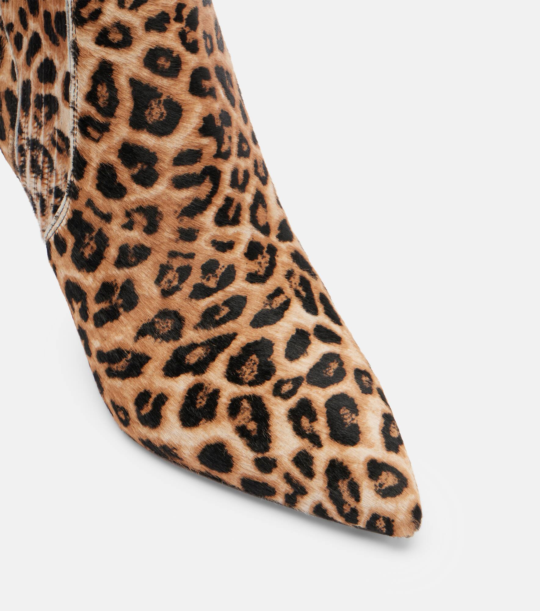 Lisa 70 leopard-print calf hair ankle boots - 5