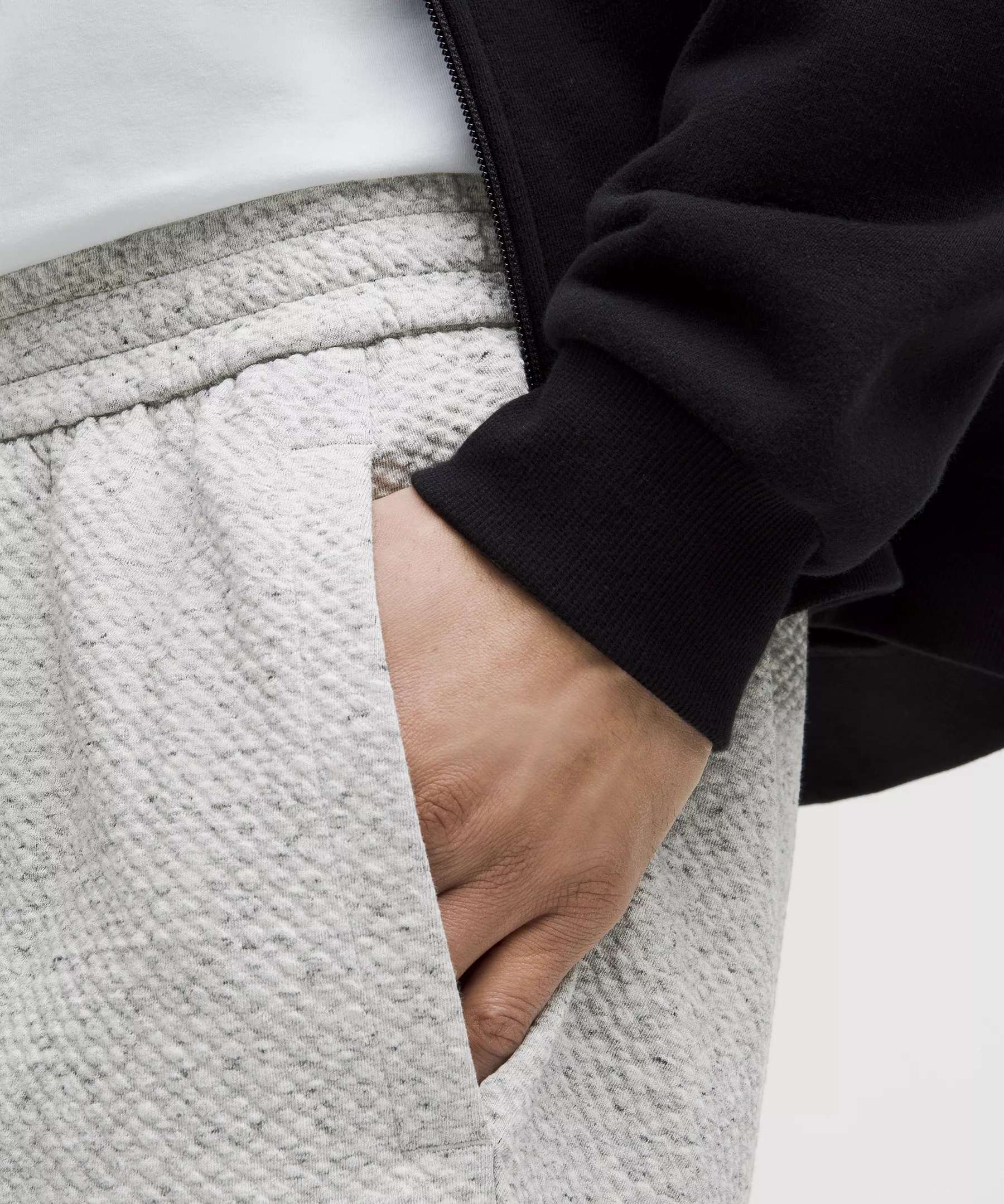 Textured Double-Knit Cotton Jogger *Tall - 4
