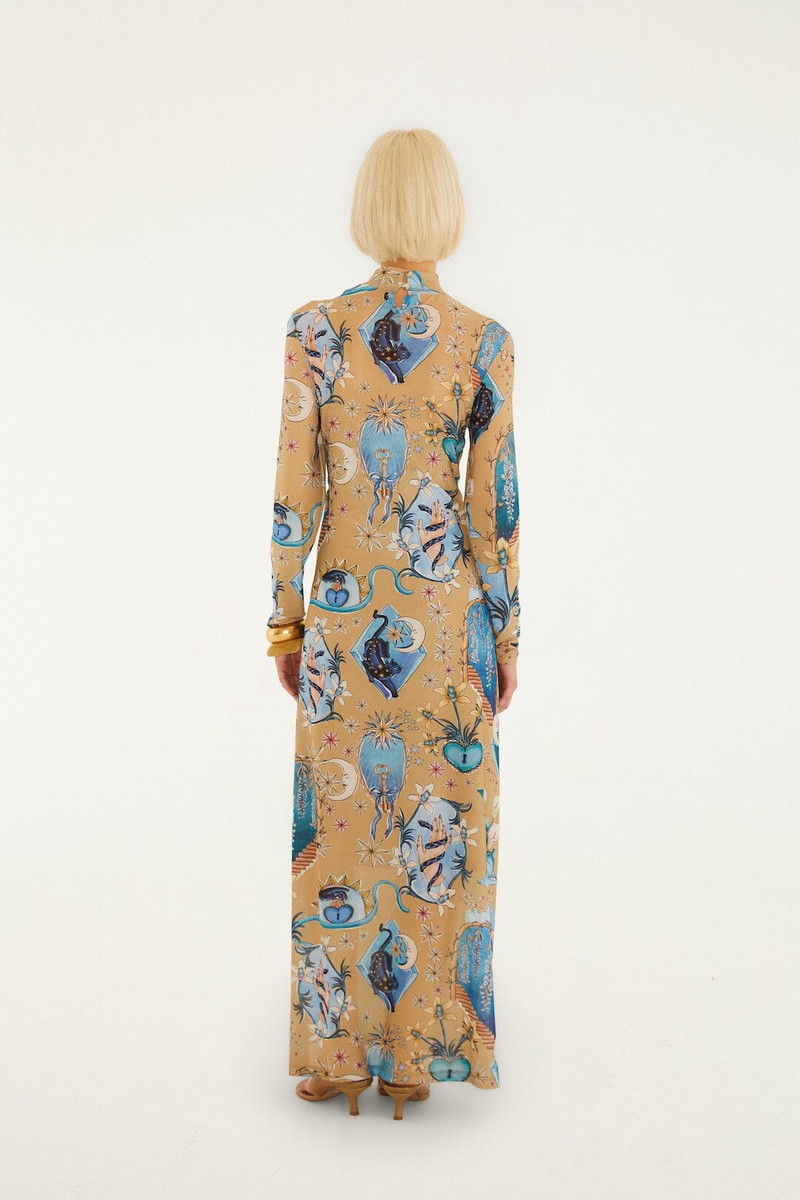 Sand Mystical Long Sleeve Maxi Dress 3