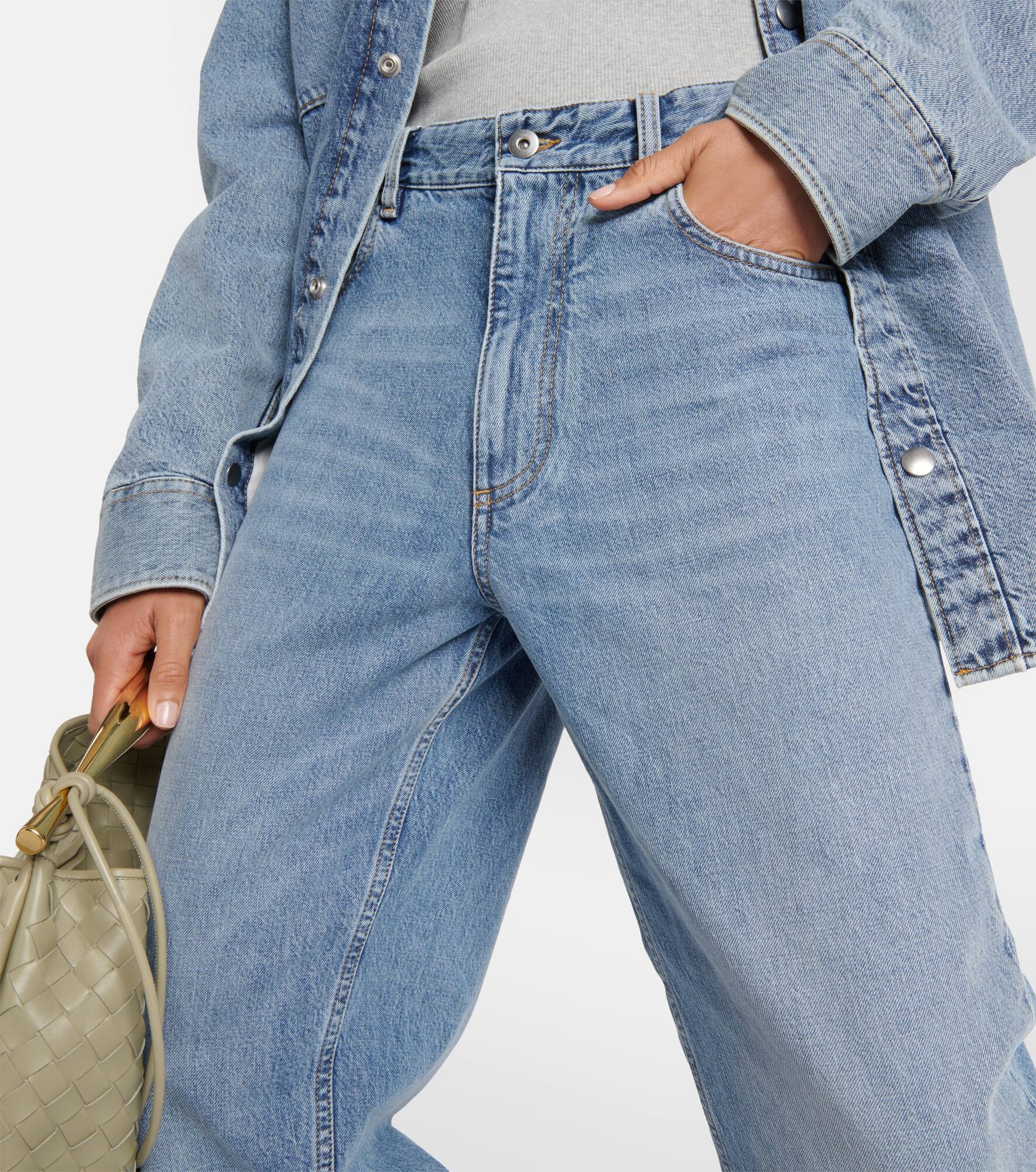 Mid-rise straight jeans - 4