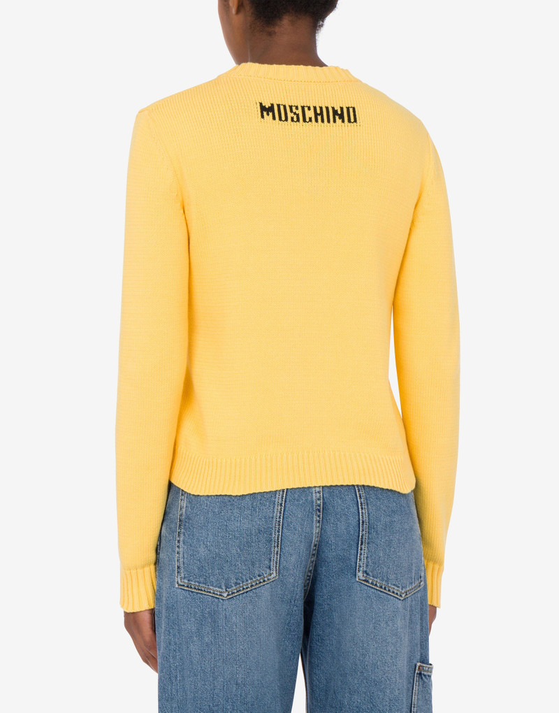 Moschino COTTON BLEND PULLOVER SMILEY® outlook