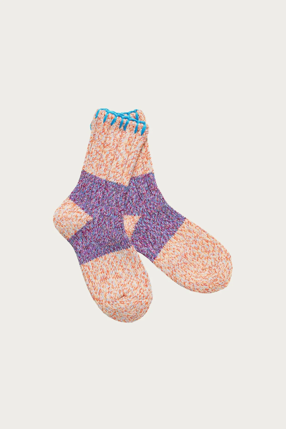 56 Yarns Grandrelle GOGH HOBO Stick Socks - Purple - 1