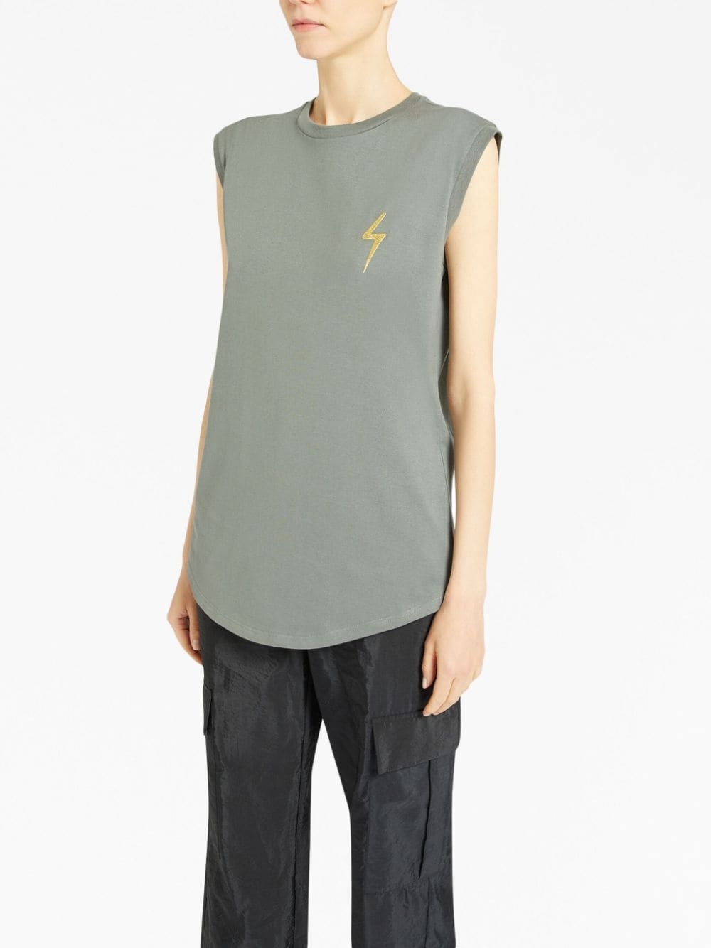 Ursella Thunderbolt-embroidered tank top - 2