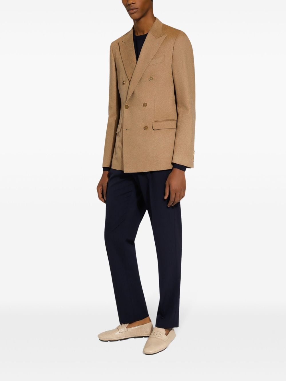 mid-rise tailored trousers - 3