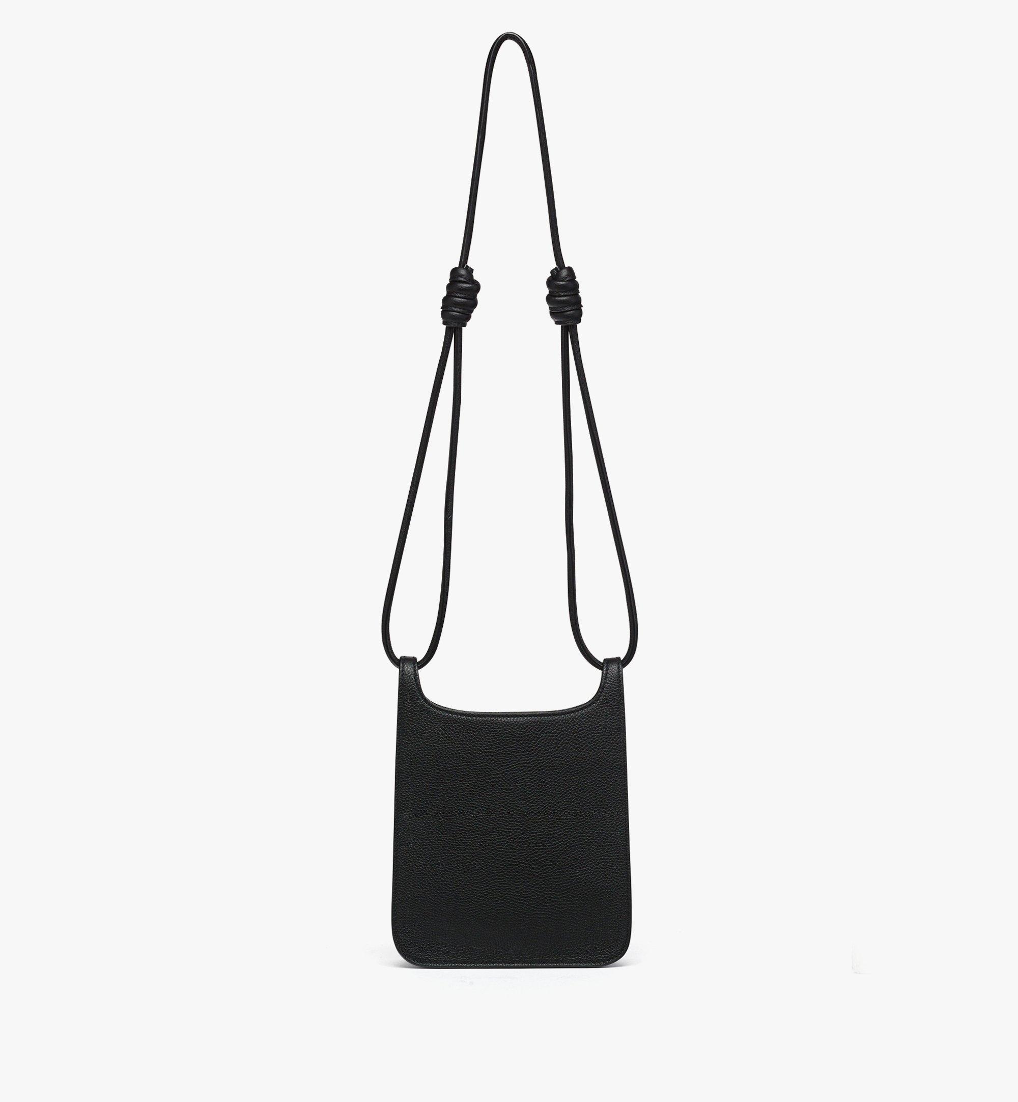 Himmel Hobo in Embossed Logo Leather - 5