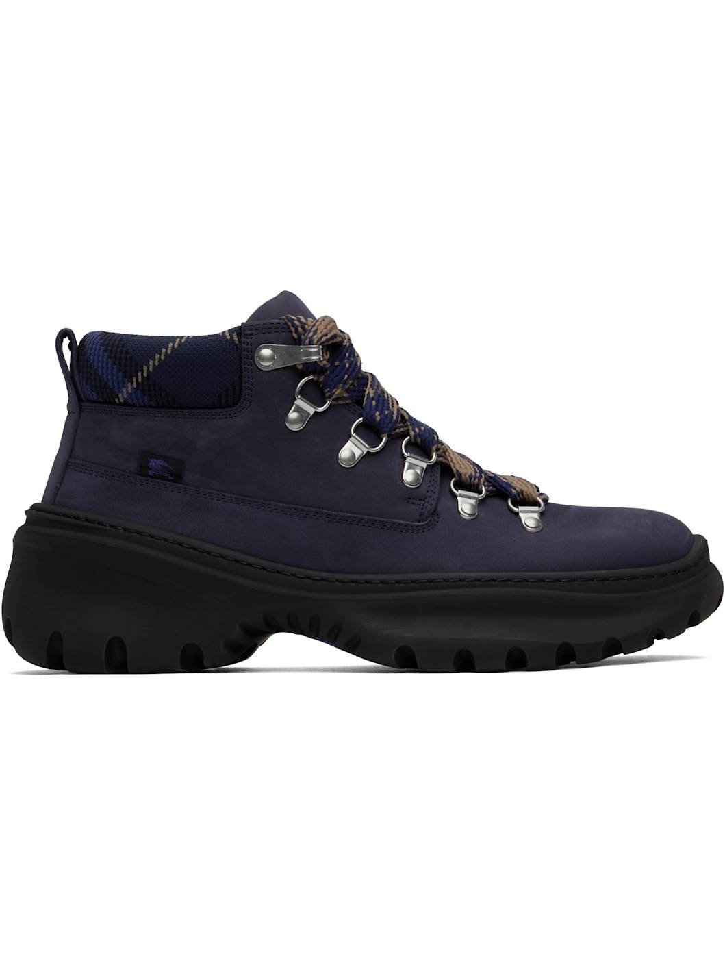Navy Nubuck Scoot Hike Boots - 1