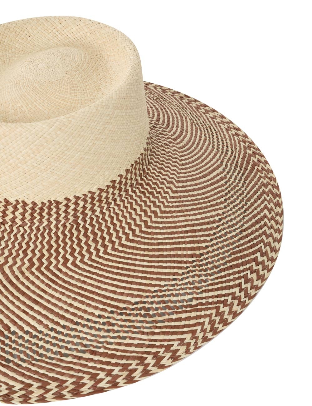 HERRINGBONE WIDE BRIM SUNHAT - 5
