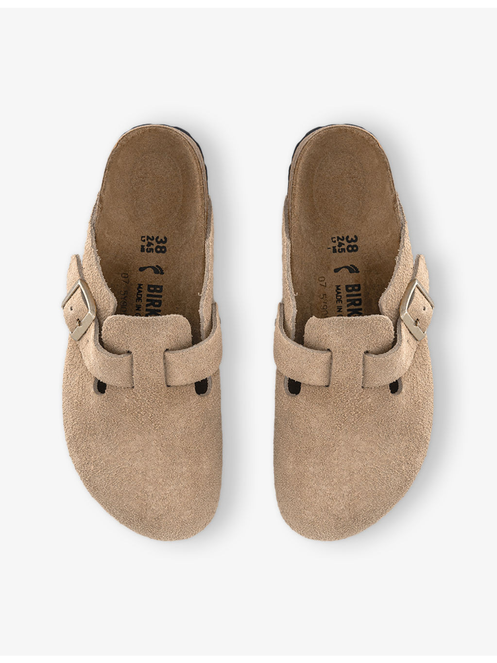 Boston Suede Clogs - 2